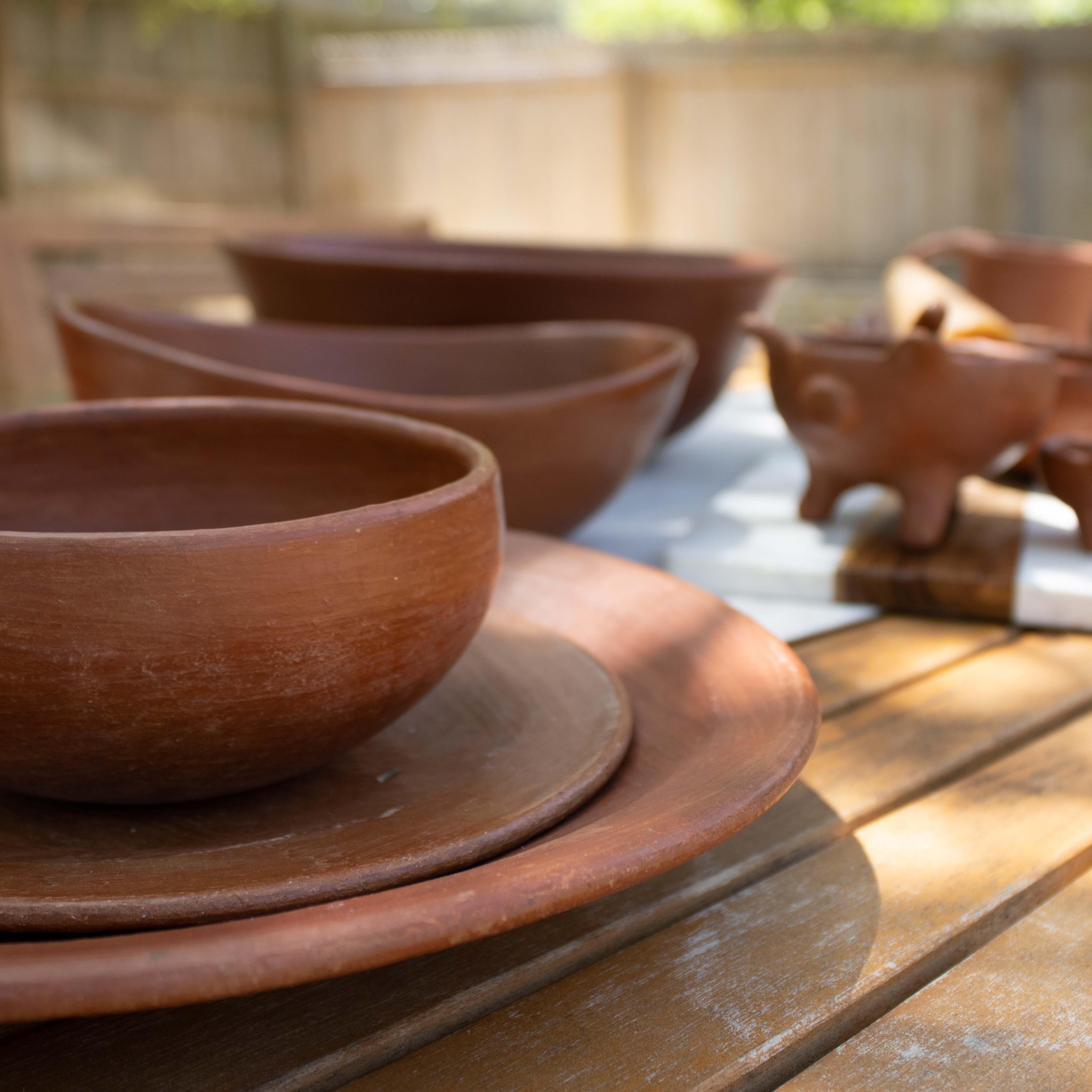 Barro Rojo (red clay) Terracotta Earthenware