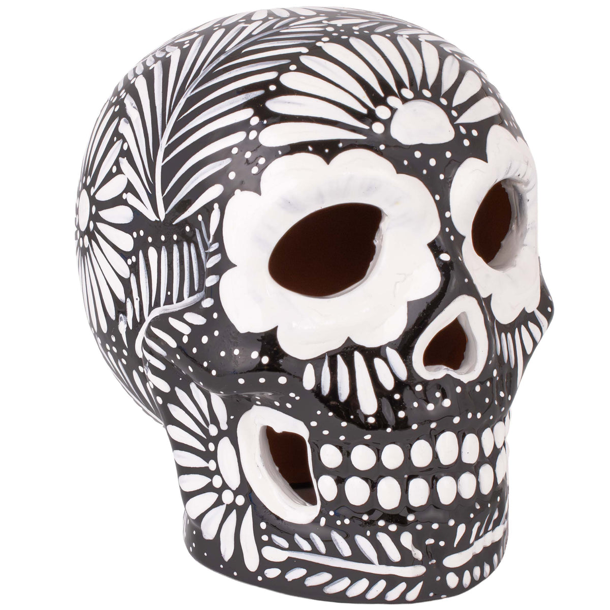 Hand Painted Clay Sugar Skull, Calaveras