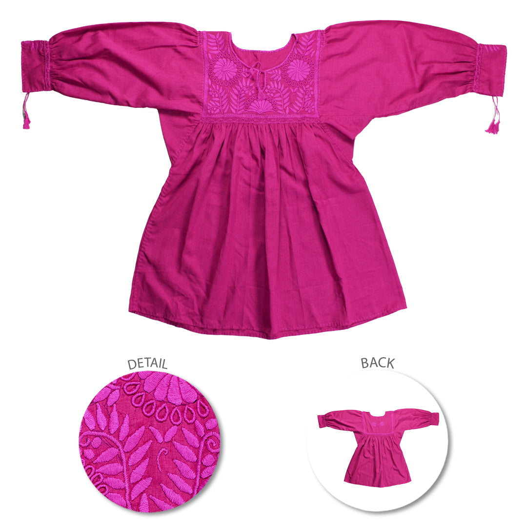 Carranza 3/4 Sleeve Embroidered Blouse