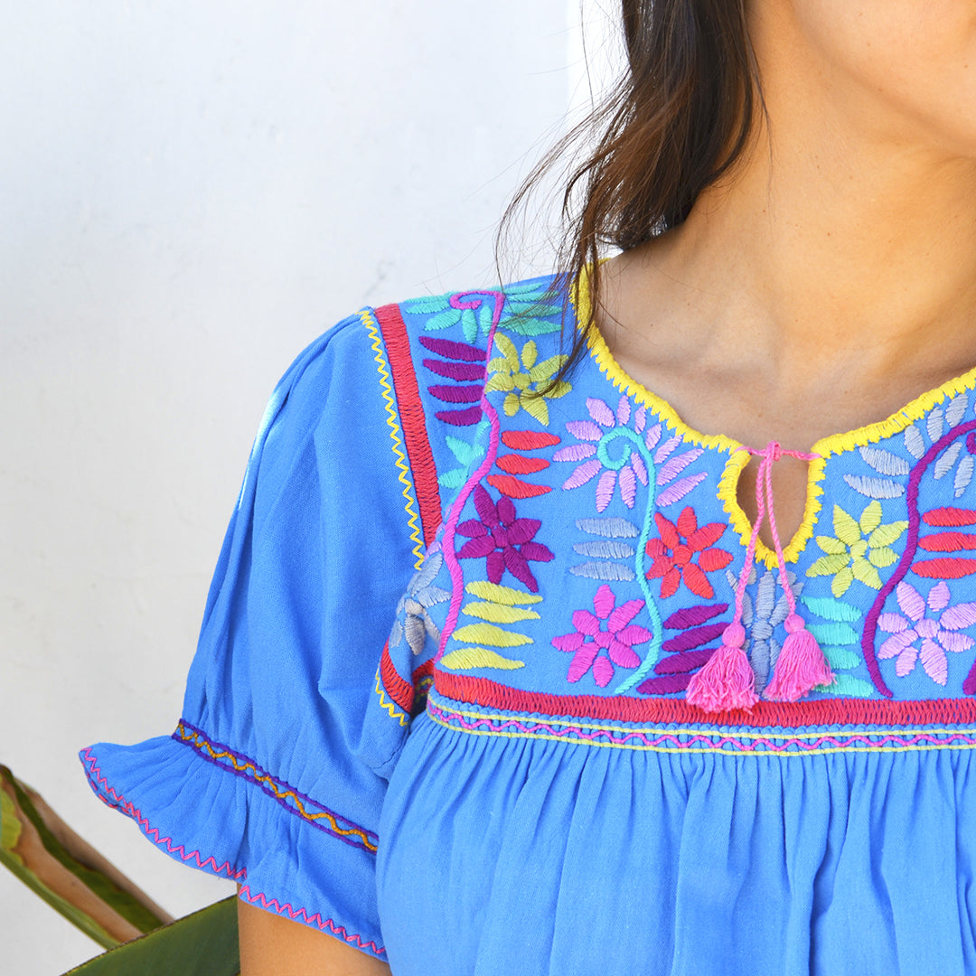 Carranza Eyelet Embroidered Blouse