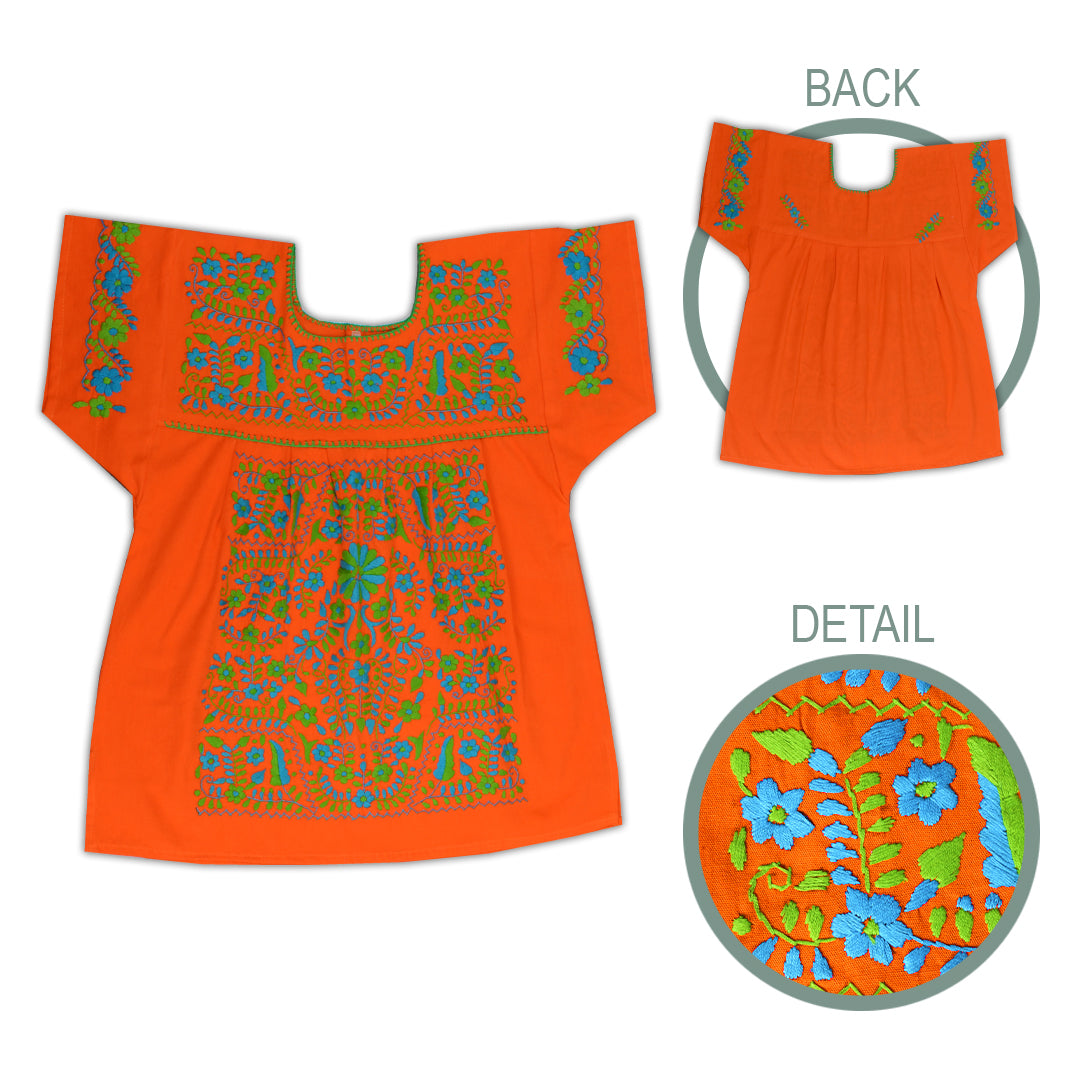 Chilac Embroidered Mexican Blouse