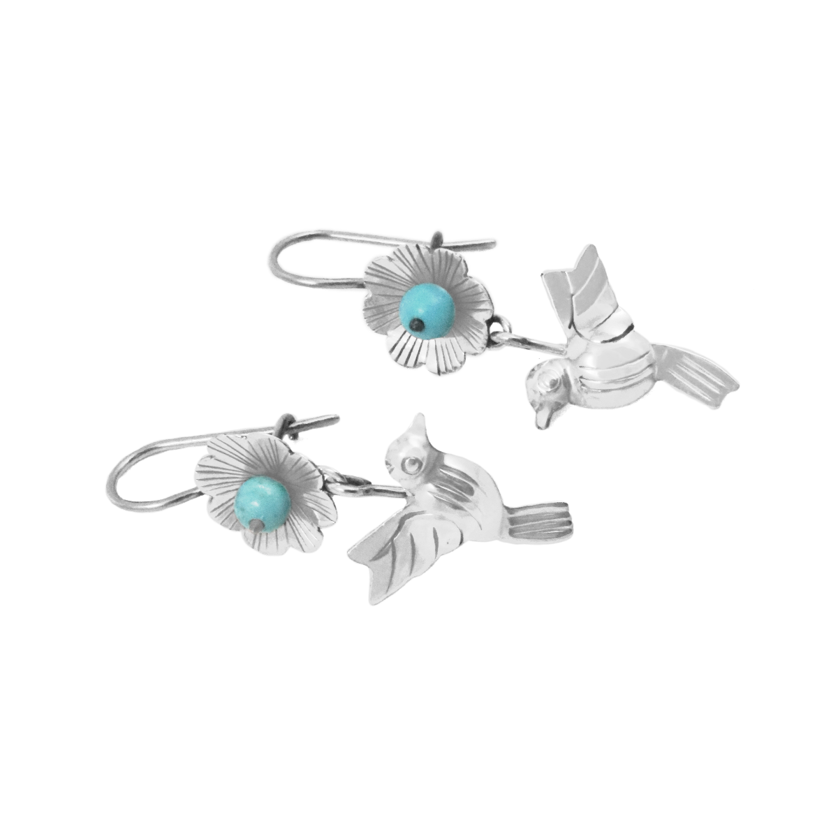 Sterling Silver Xochitl Love Mazahua Earrings