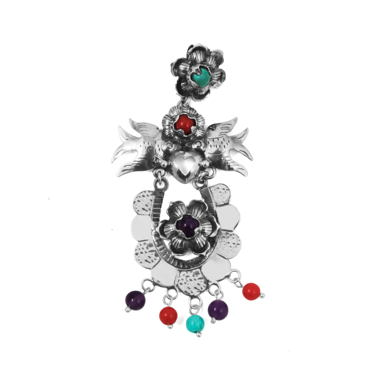 Sterling Silver Nuestros Lazos Mazahua Pendant