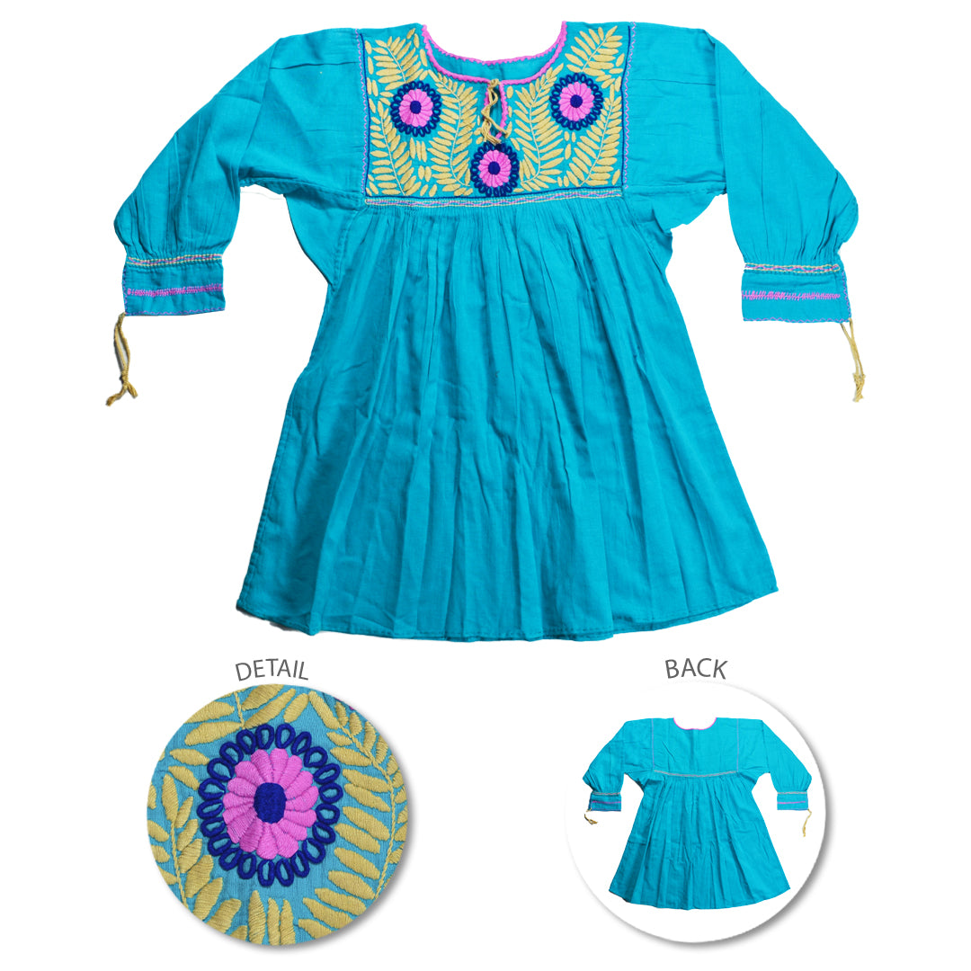 Carranza 3/4 Sleeve Embroidered Blouse