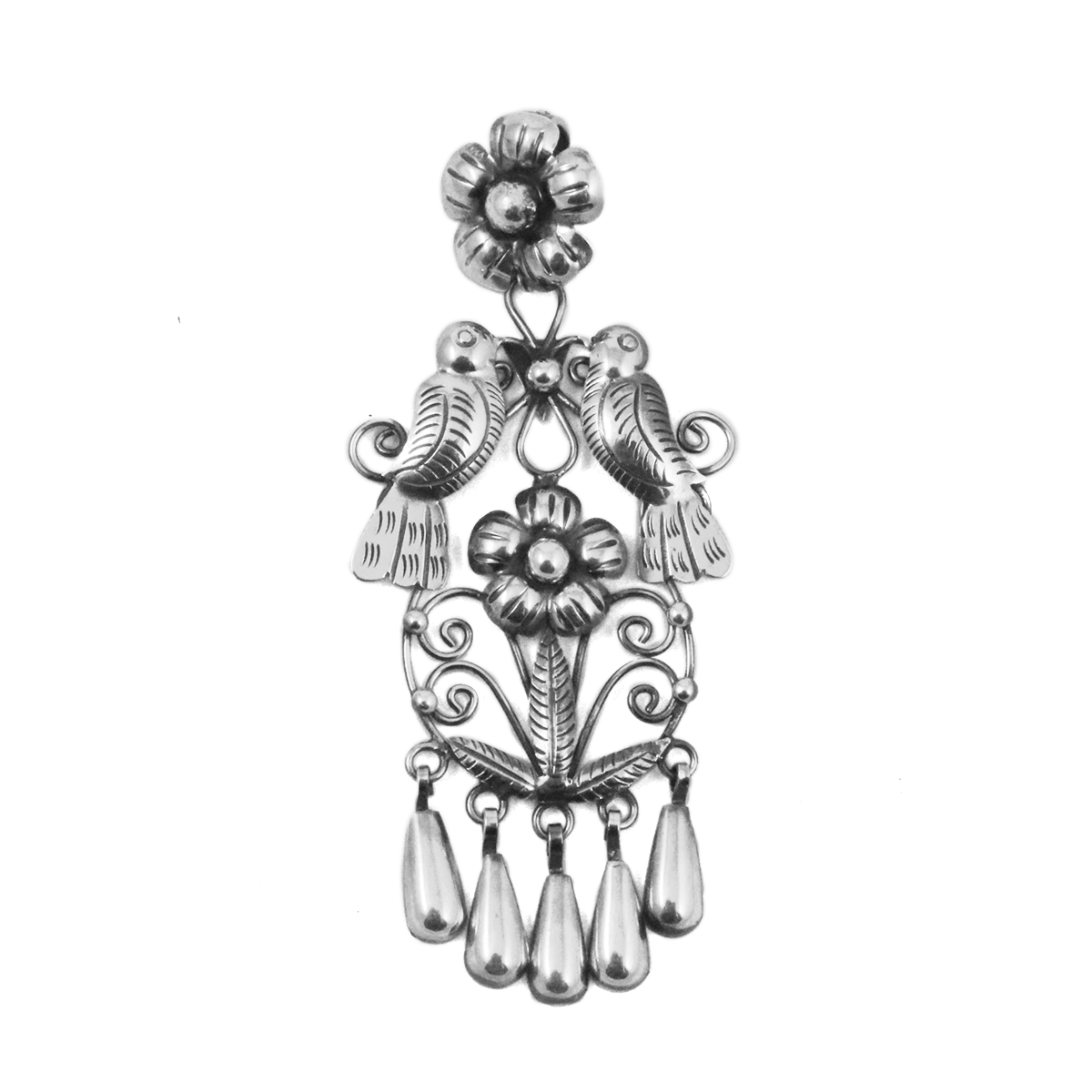 Sterling Silver Nuestros Lazos Mazahua Pendant