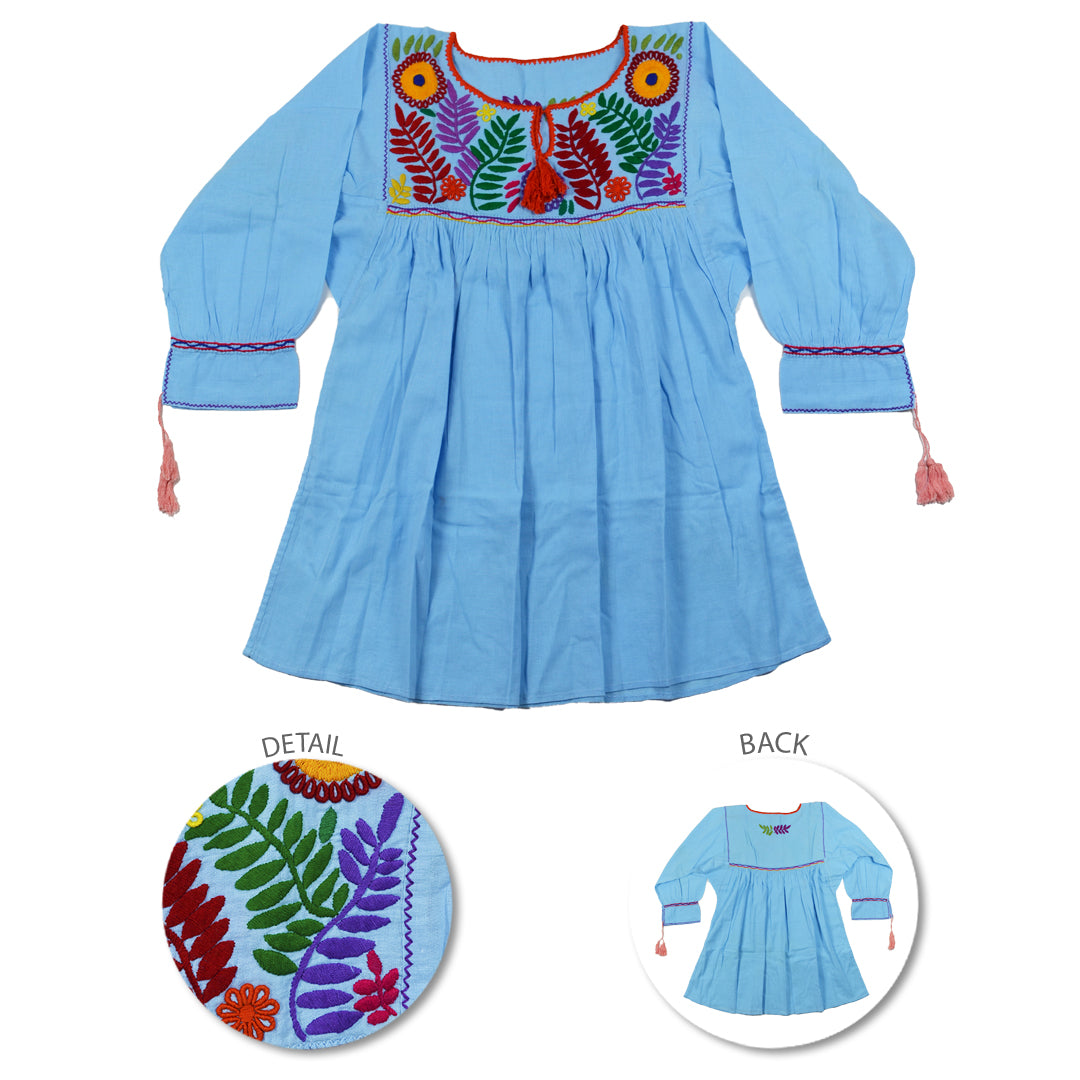 Carranza 3/4 Sleeve Embroidered Blouse