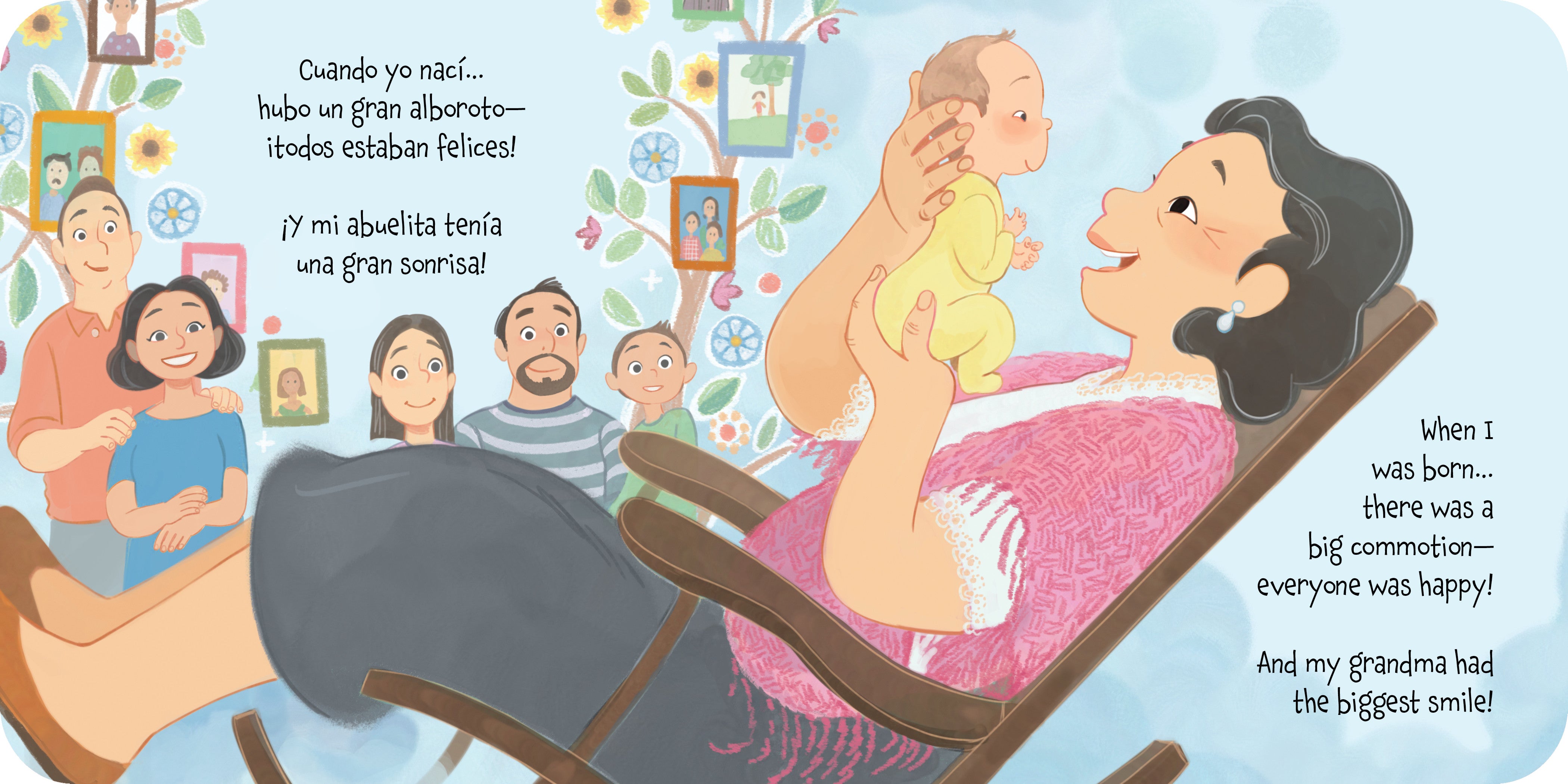 Bebé Ama a Abuelita Bilingual Book