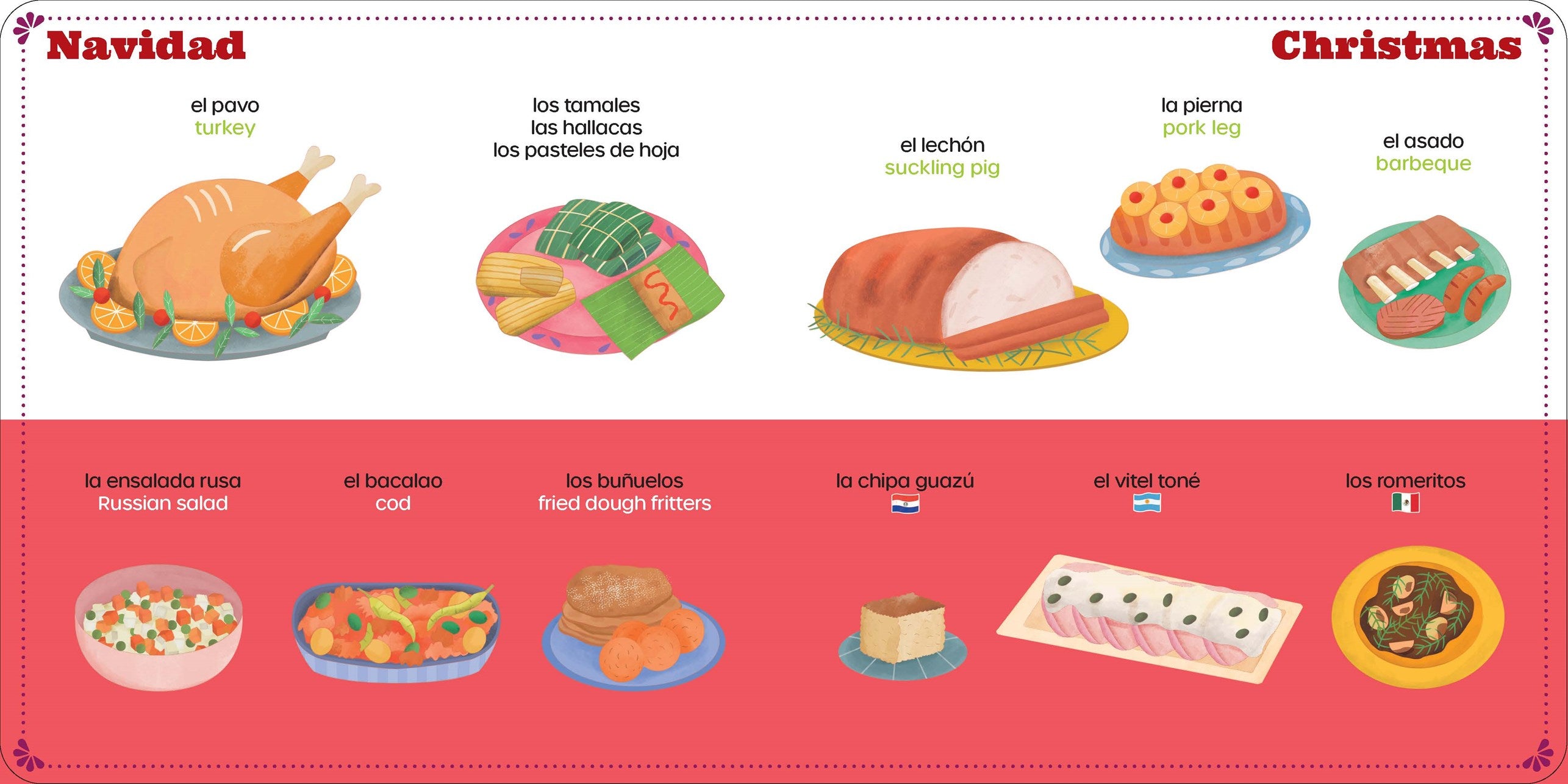 Tons of Palabras: Fiestas - An English & Spanish Book for the Real World