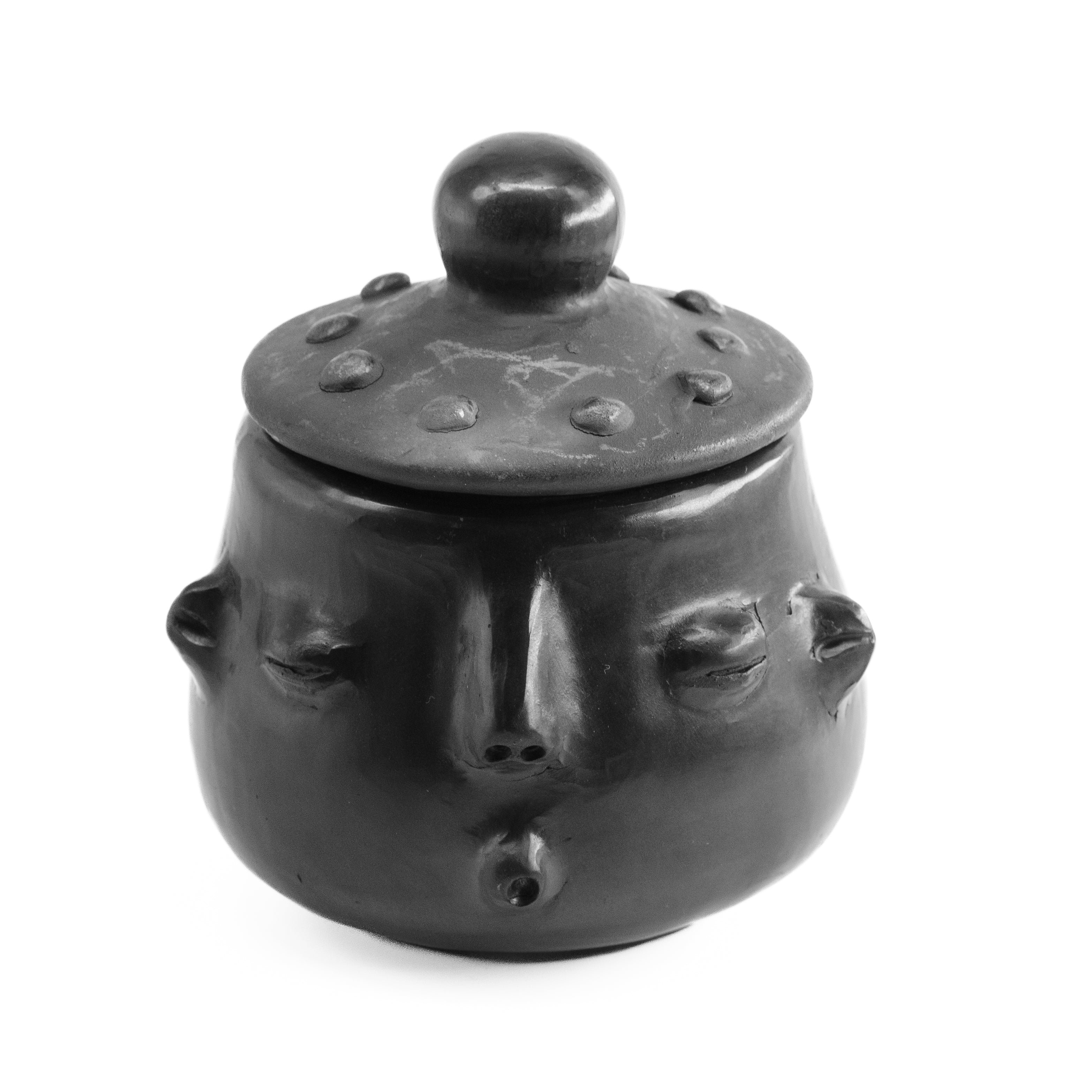 Barro Negro Whistler Face Sugar Bowl