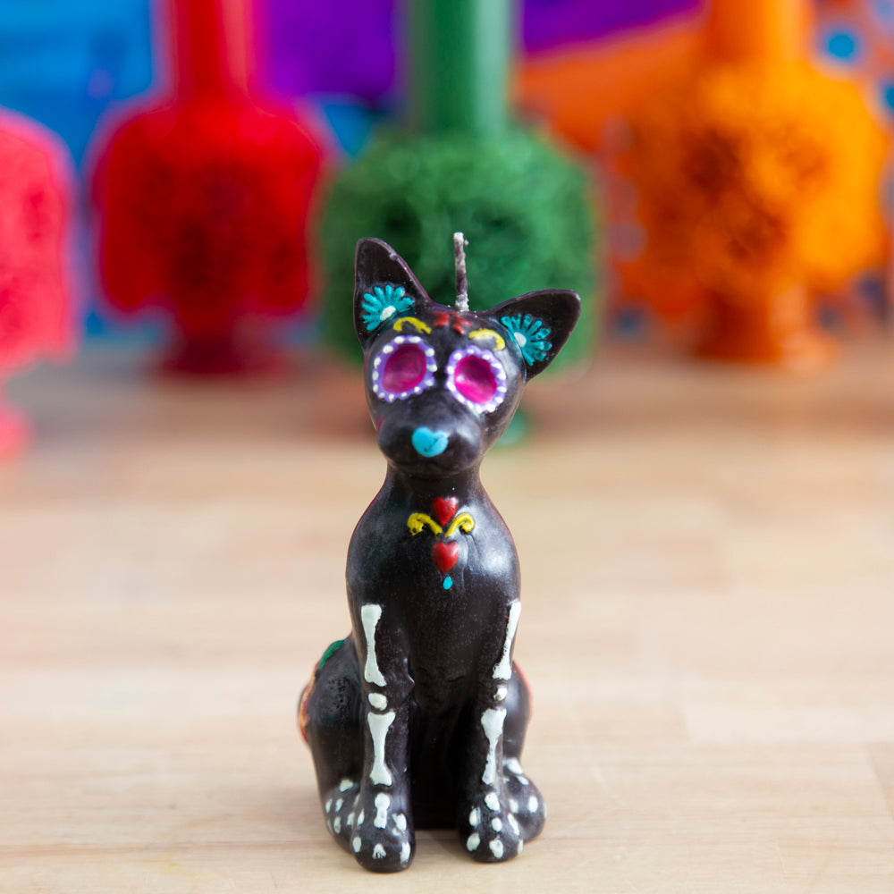 Xoloitzcuintle Dog Día de Muertos Scented Candle