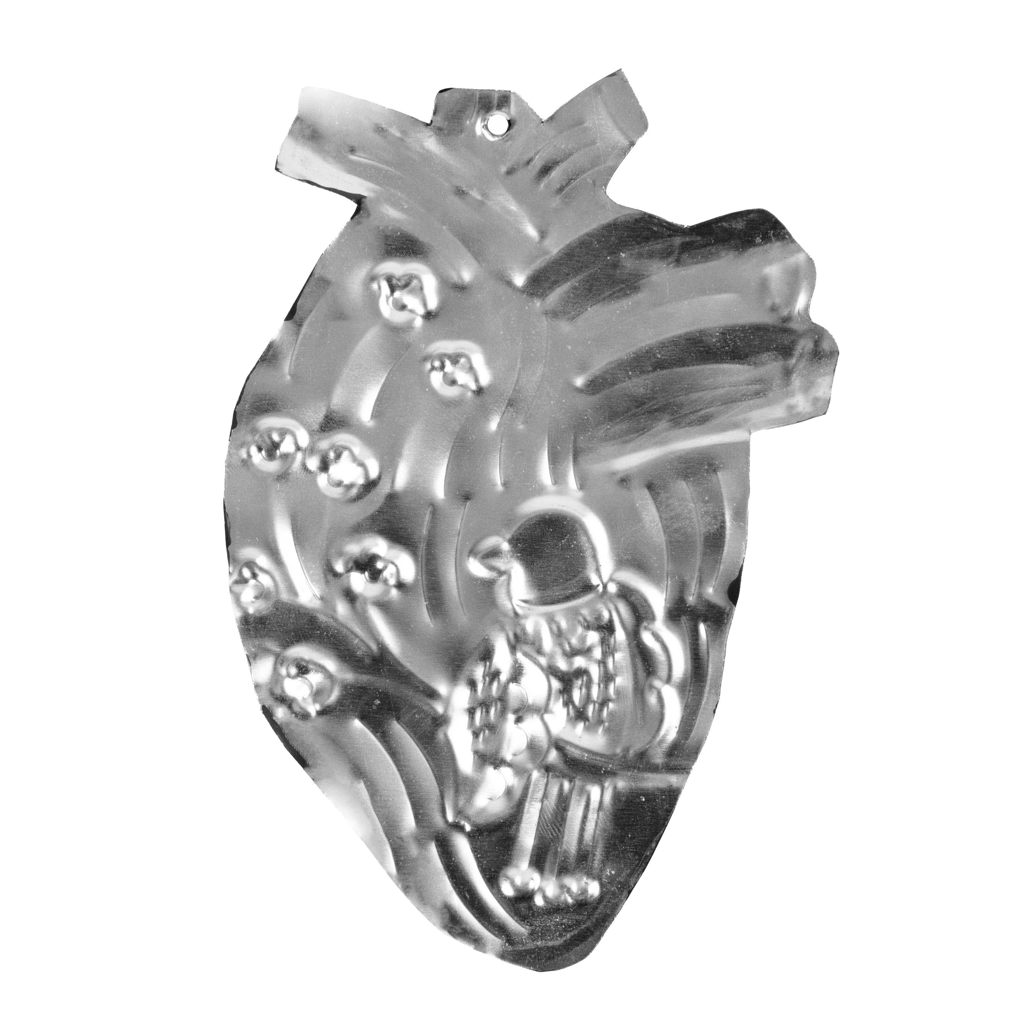 My True Heart - Medium Tin Mexican Milagro