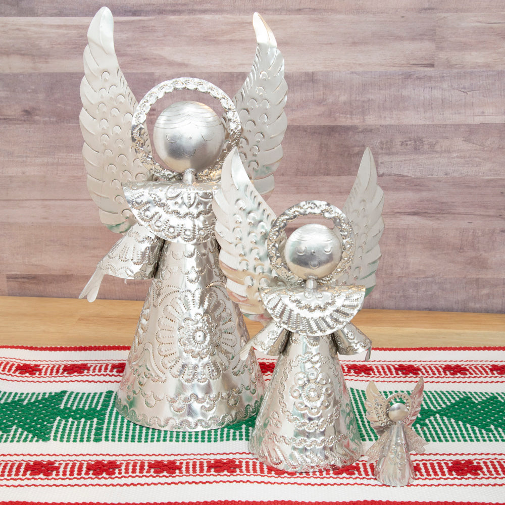 Angel Sculpture Tin Art | Lolo Mexican Mercadito