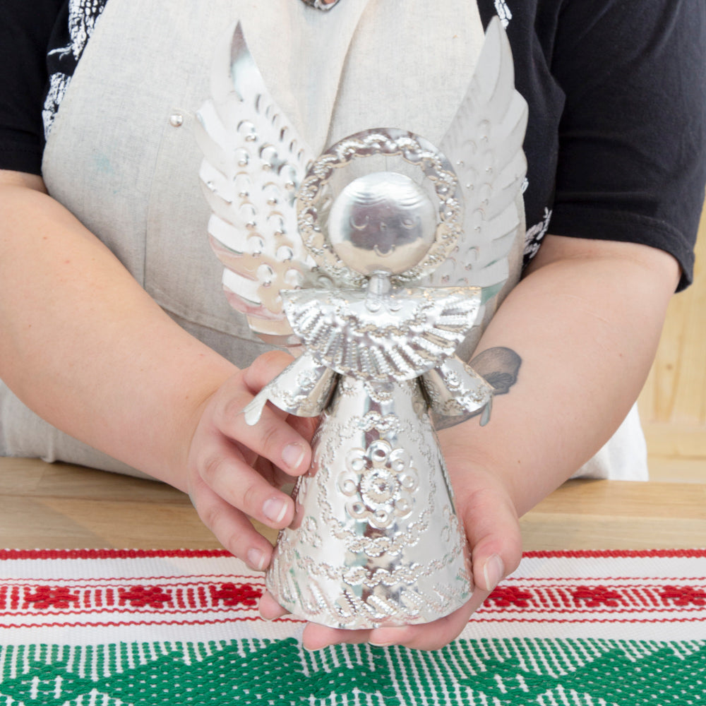 Angel Sculpture Tin Art