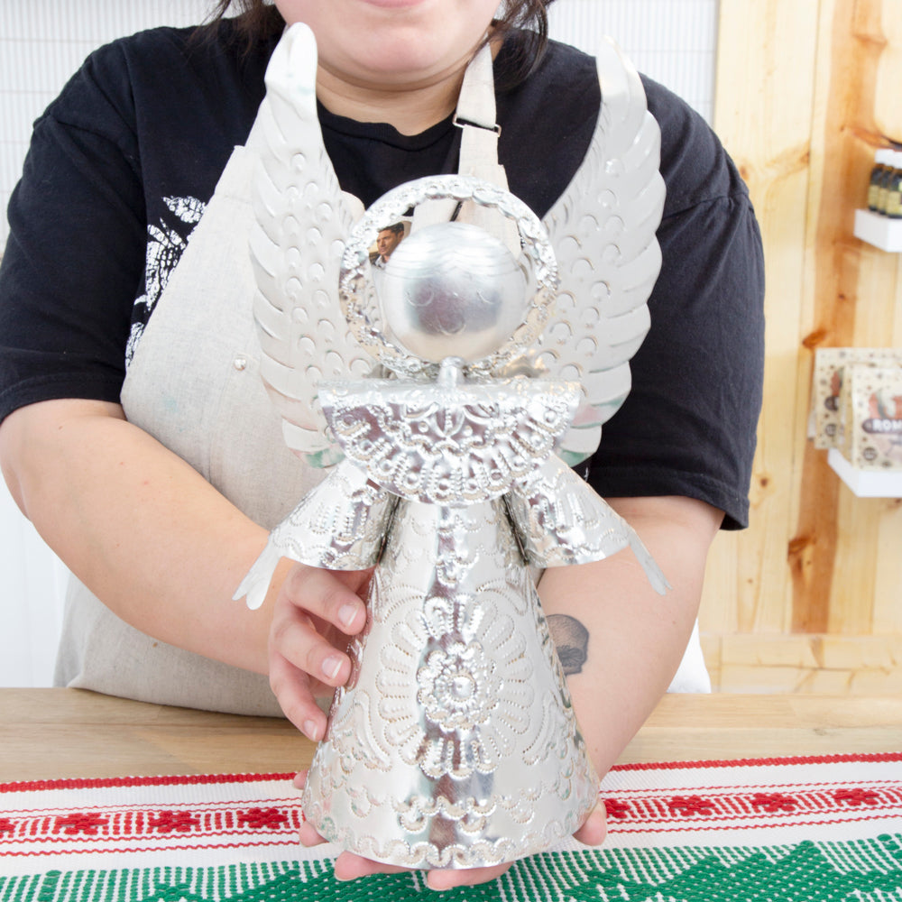 Angel Sculpture Tin Art