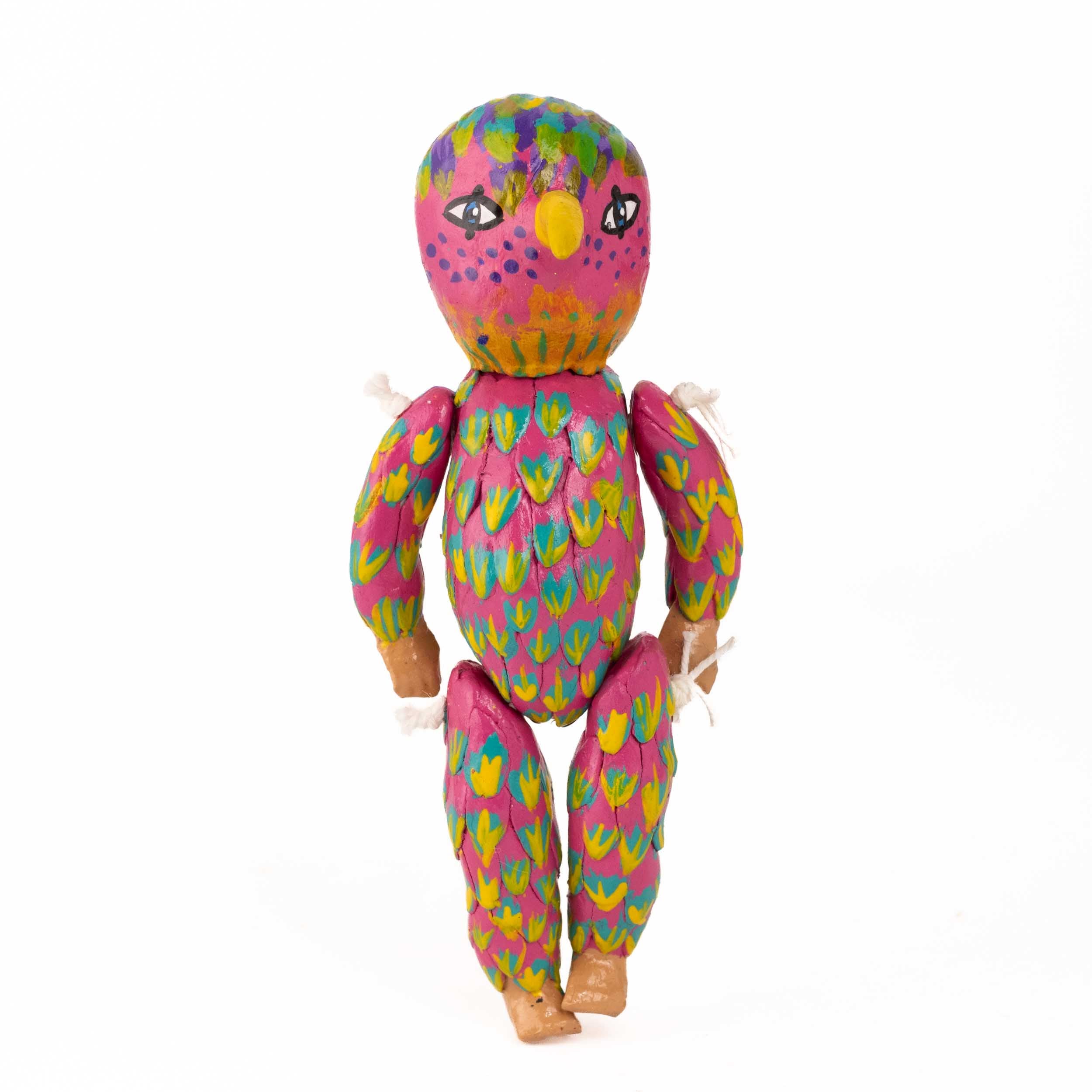 Papier Mache Nahuales Dolls with Mask