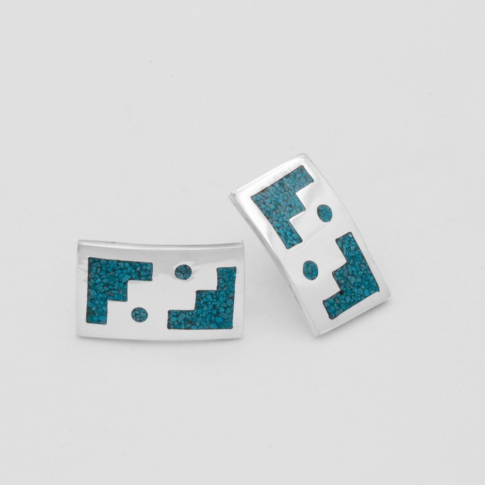 Sterling Silver Taxco's Stairs Earrings