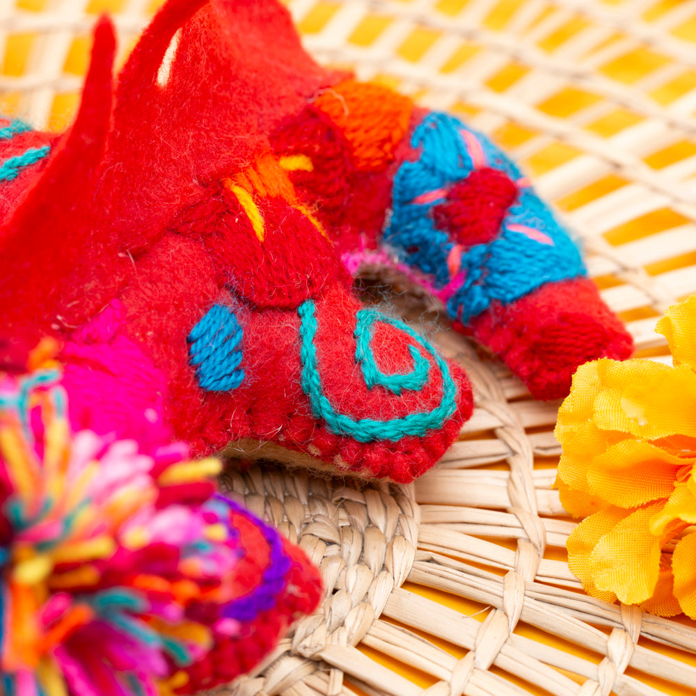 Axolotl Hand-Embroidered Stuffed Animal