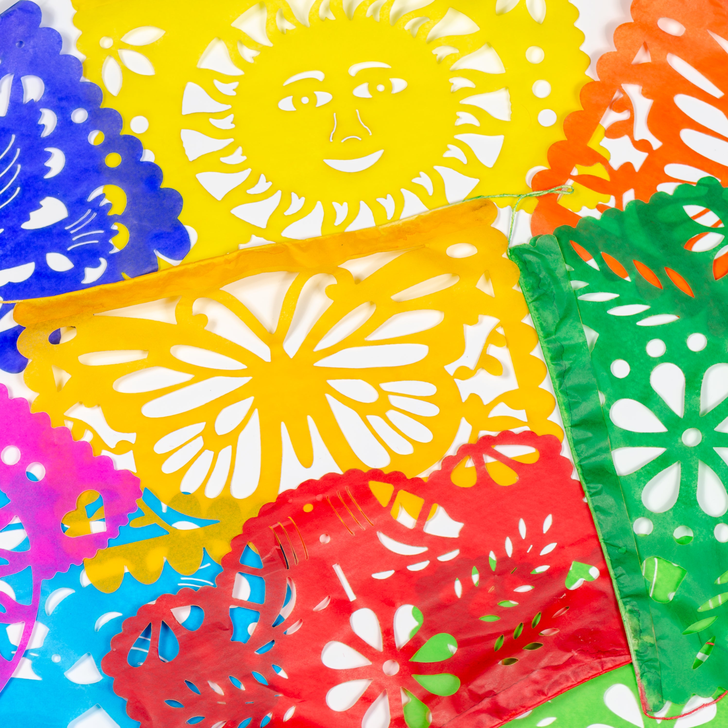 Small All Fiesta Papel Picado Banner