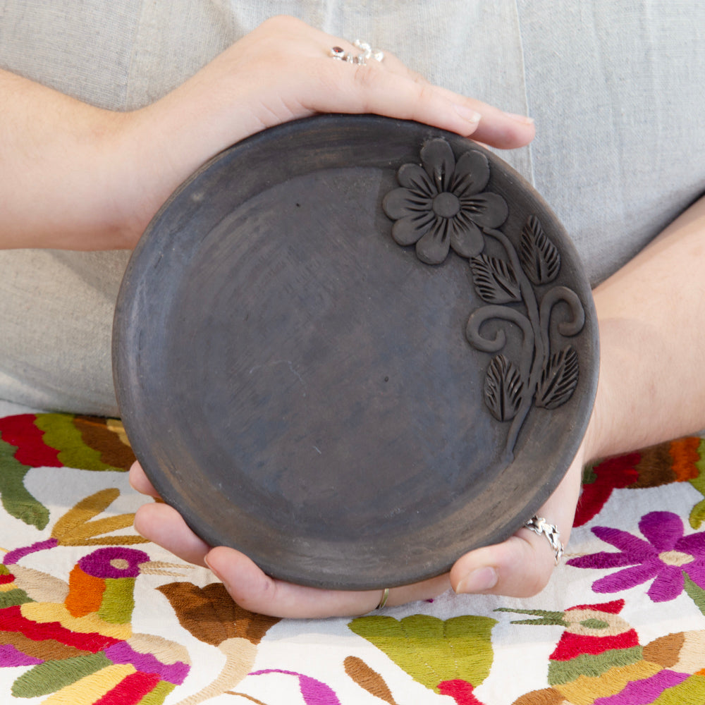Flor de Atzompa Clay Small Plate