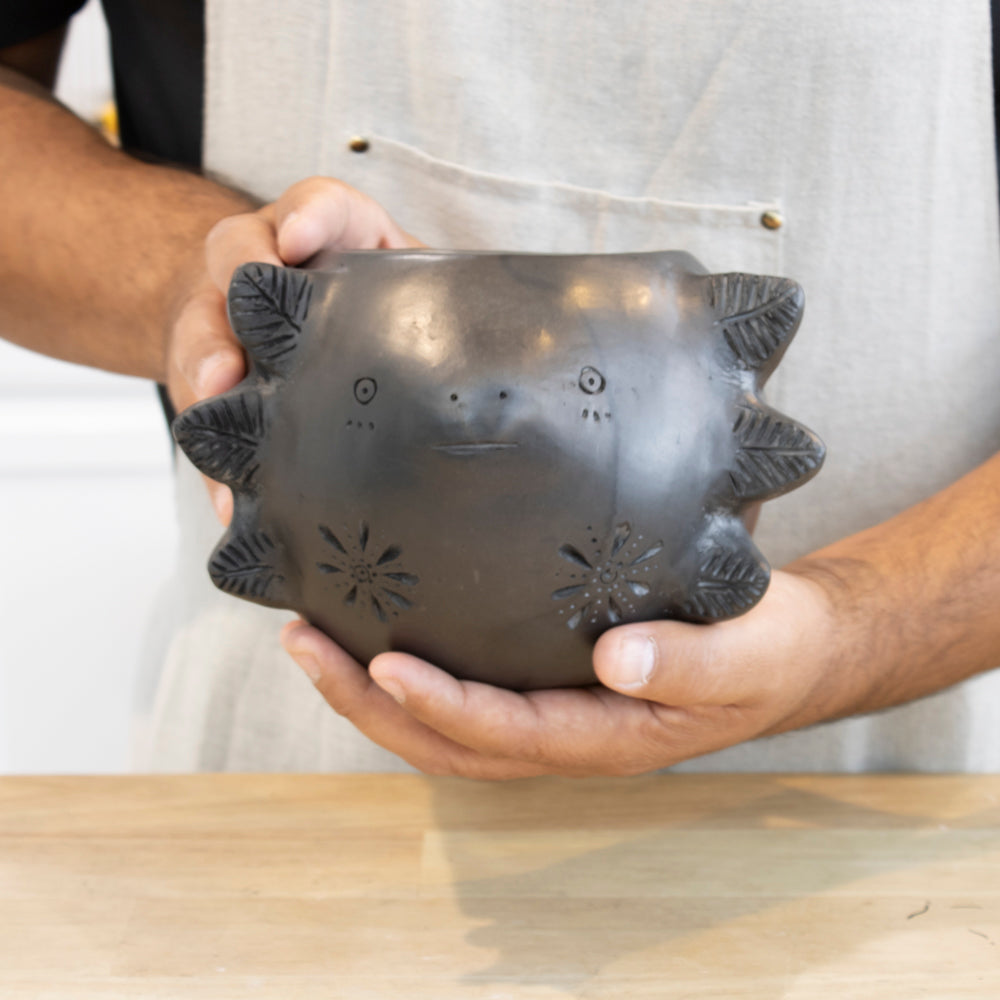 Barro Negro Axolotl Planter