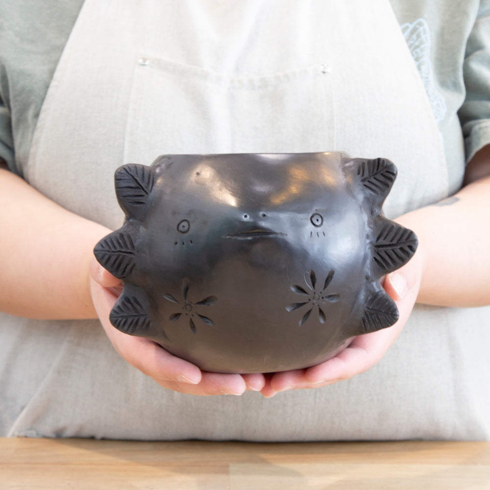 Barro Negro Axolotl Planter