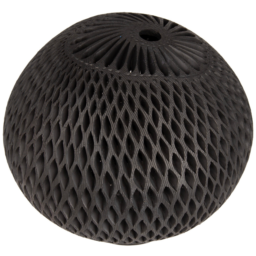 Barro Negro Traditional Lattice Decorative Vase