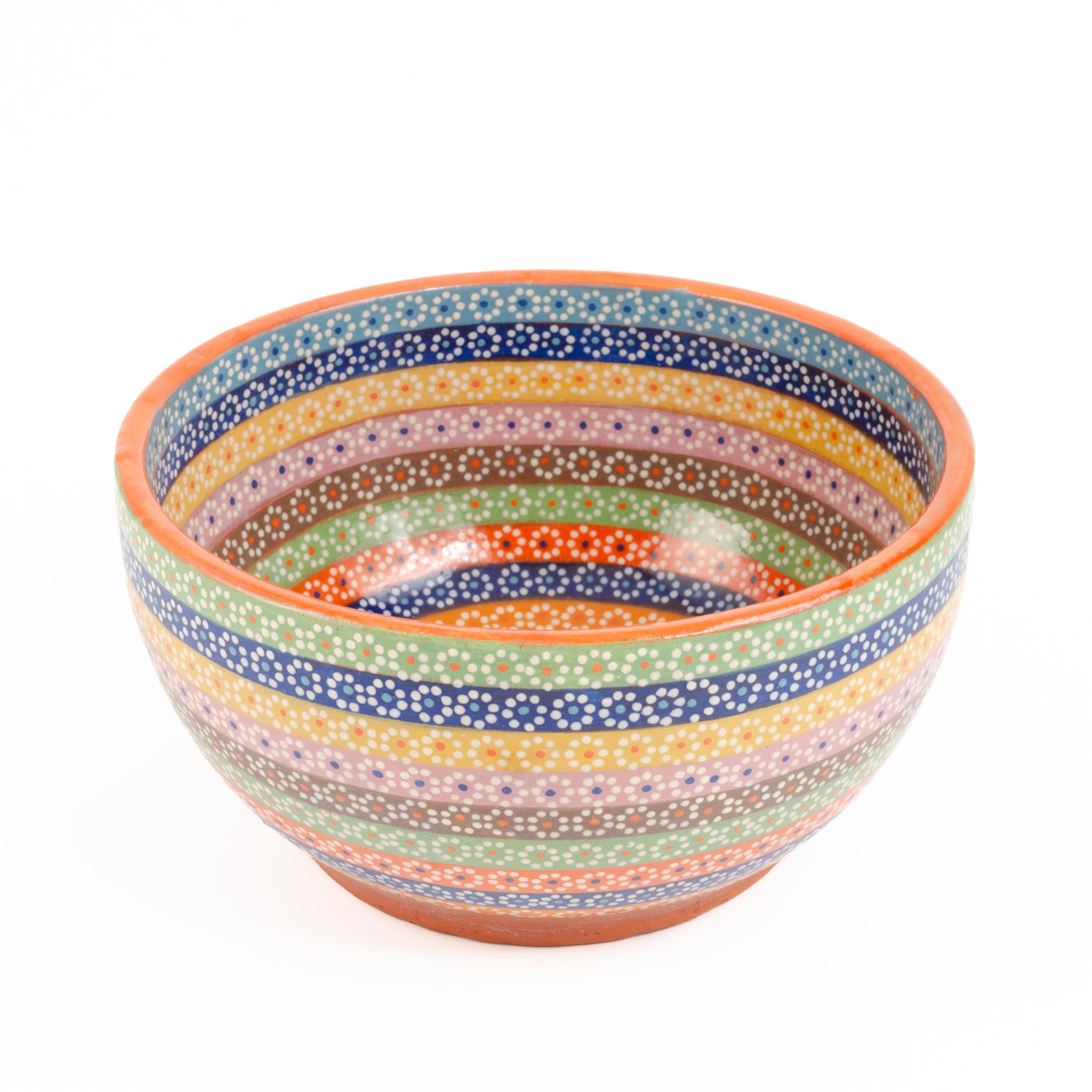 Colorful Capula Clay Bowl