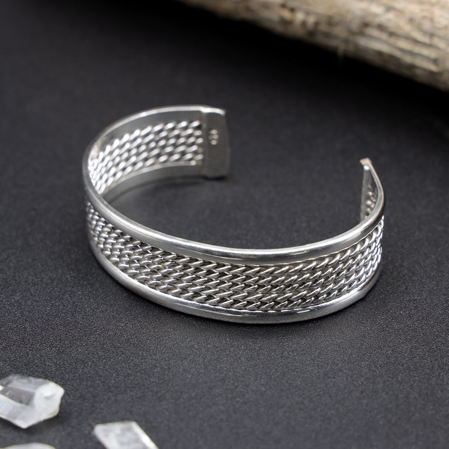 Twisted 925 online Cuff Bracelet