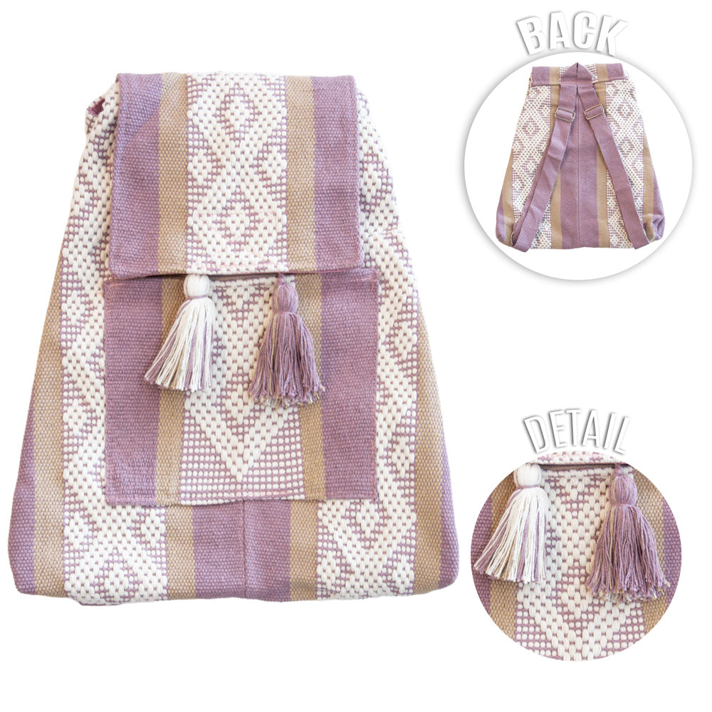 Jalieza Drawstring Woven Backpack