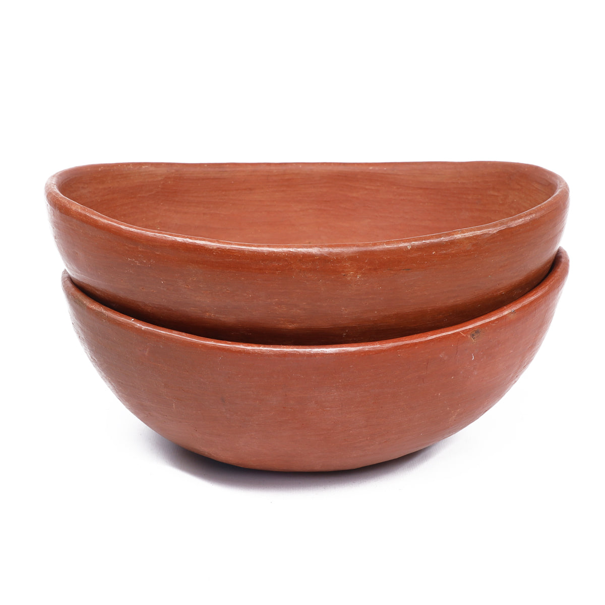 Red Clay Terracotta Salad or Decorative Bowl