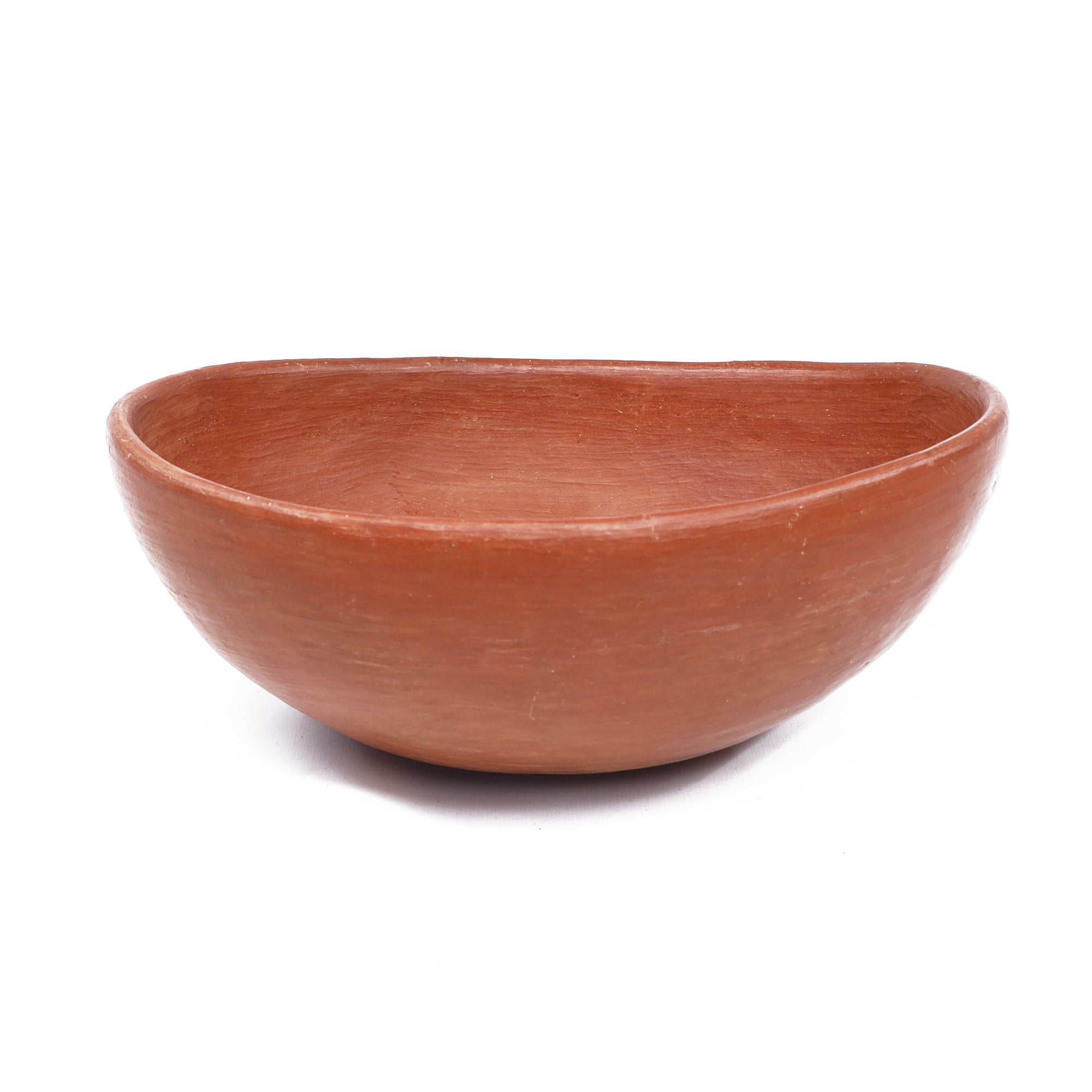 Red Clay Terracotta Salad or Decorative Bowl