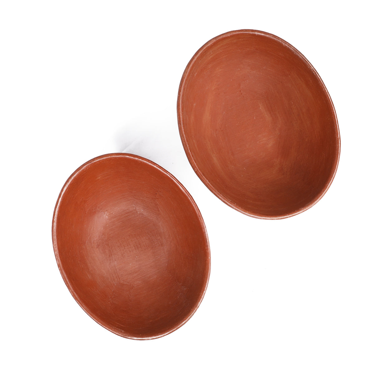 Red Clay Terracotta Salad or Decorative Bowl