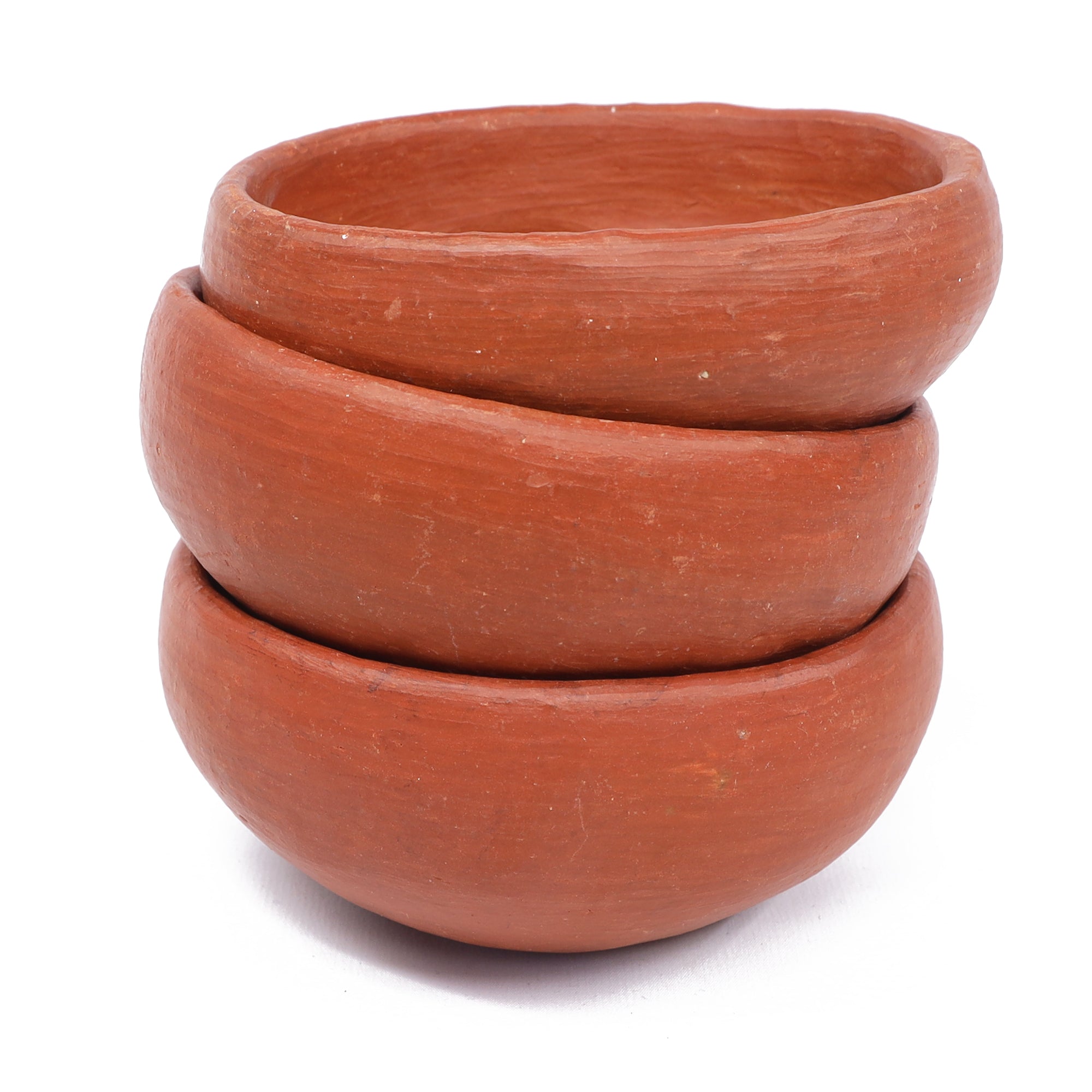 Red Clay Terracotta Small Round Bowl