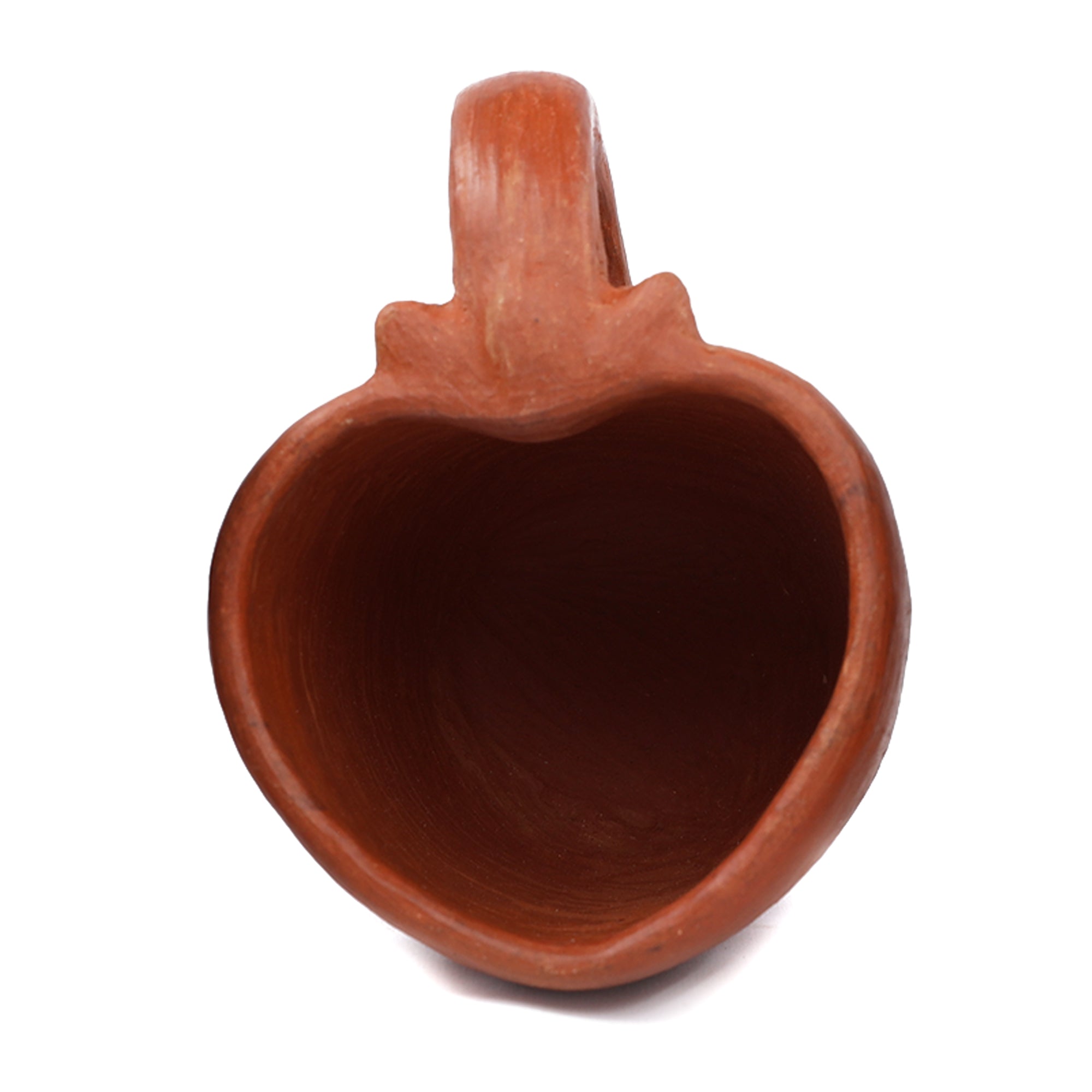 Red Clay Terracotta Corazón Heart Mug
