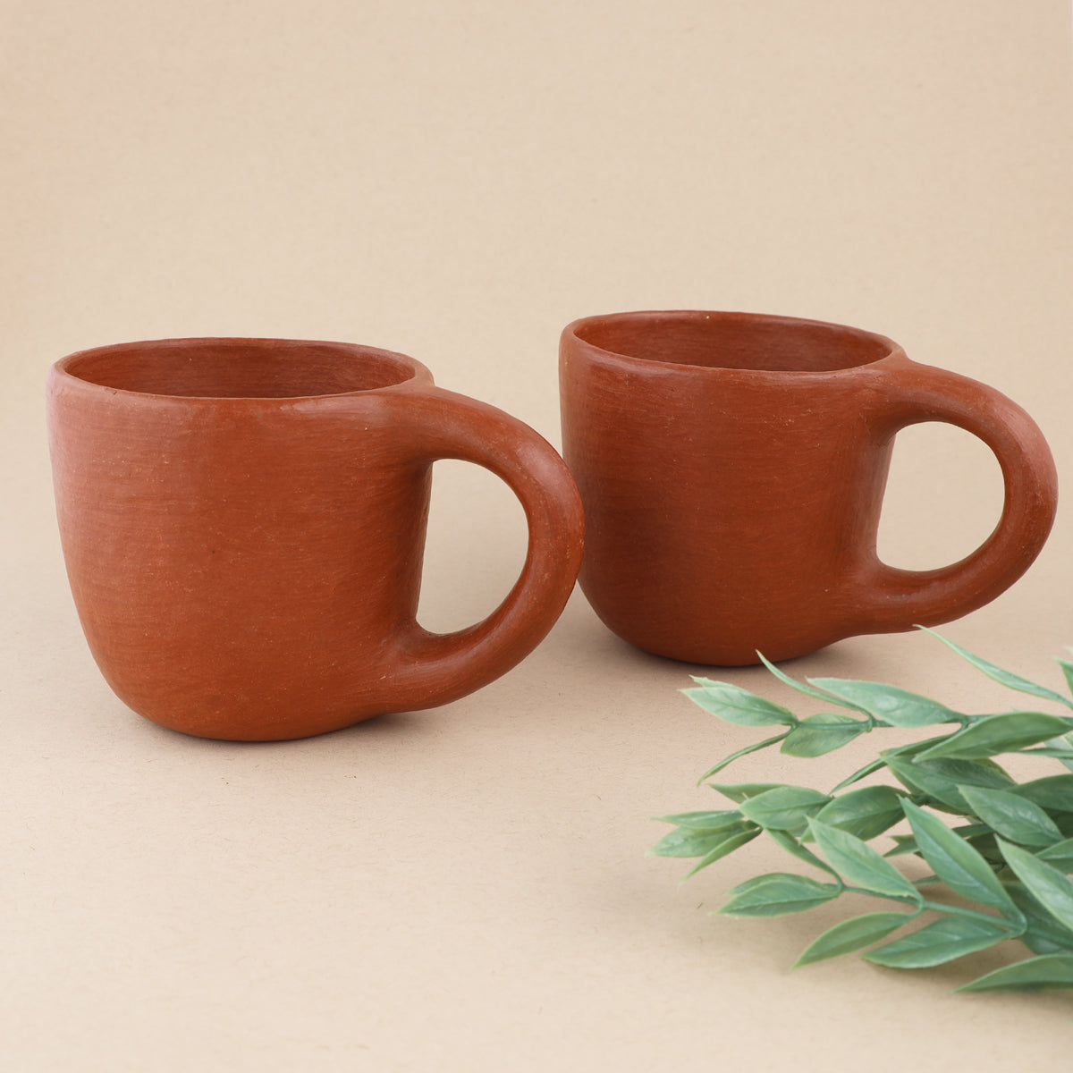 Red Clay Terracotta Mug