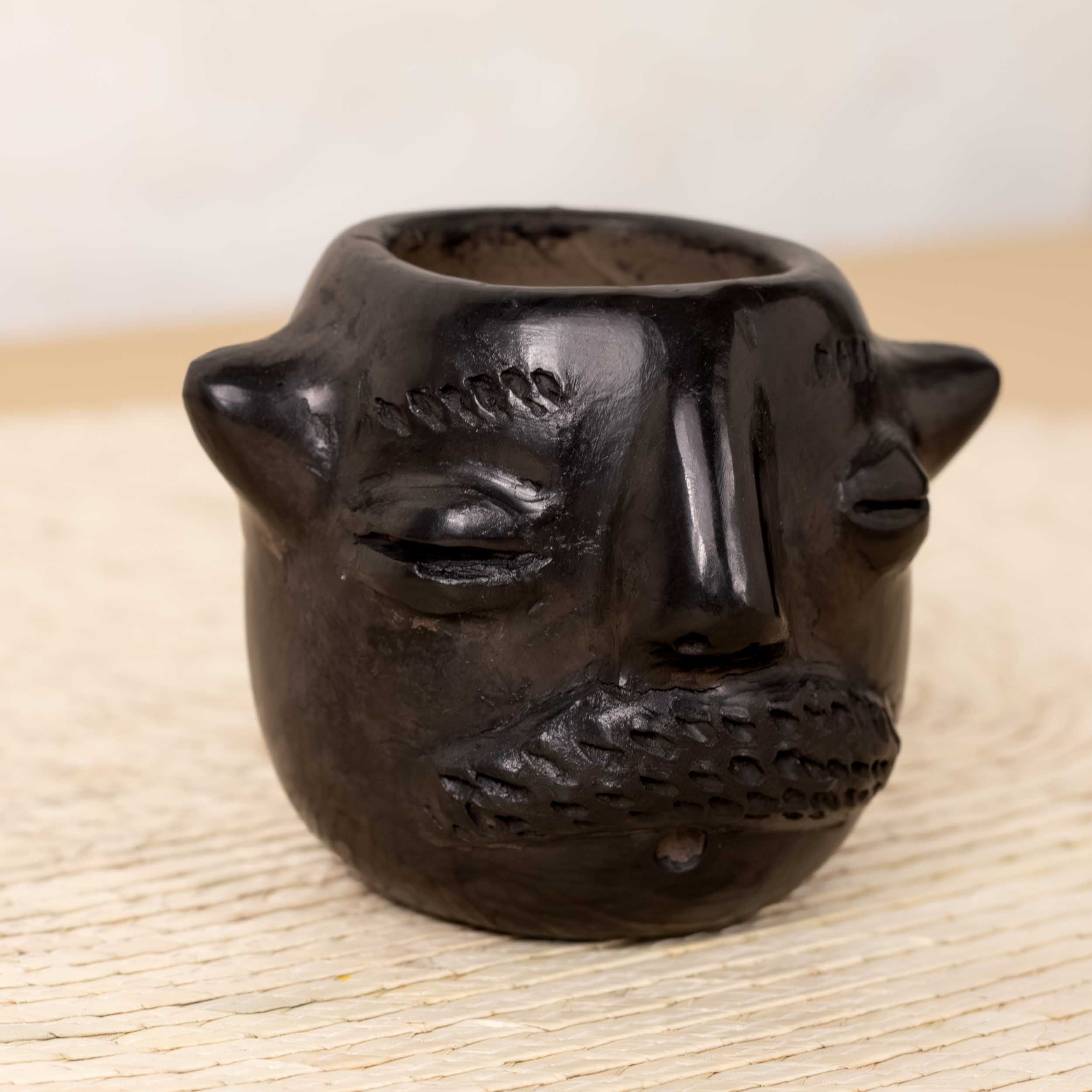 Barro Negro Diablo Shot Glass