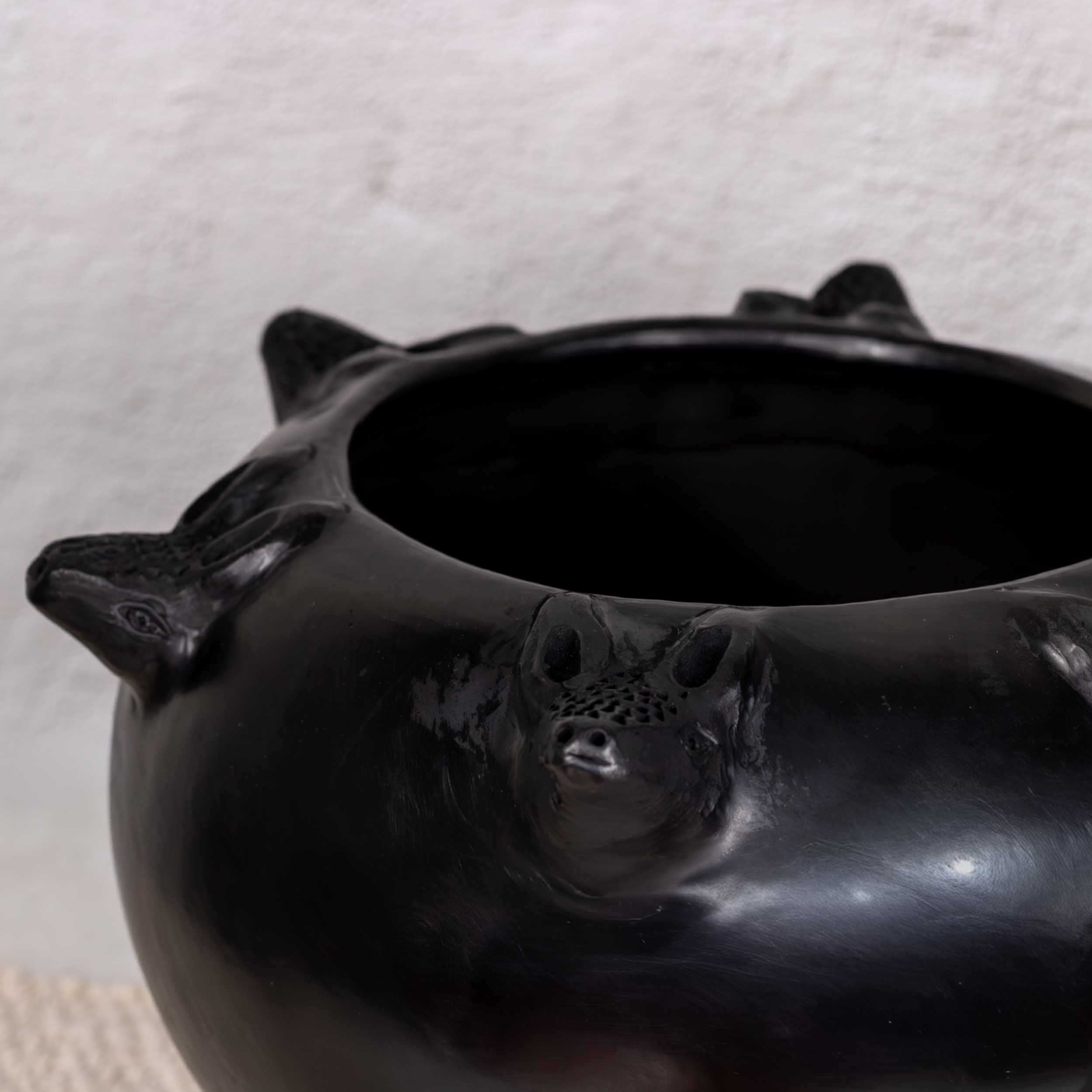 Barro Negro Armadillo Planter