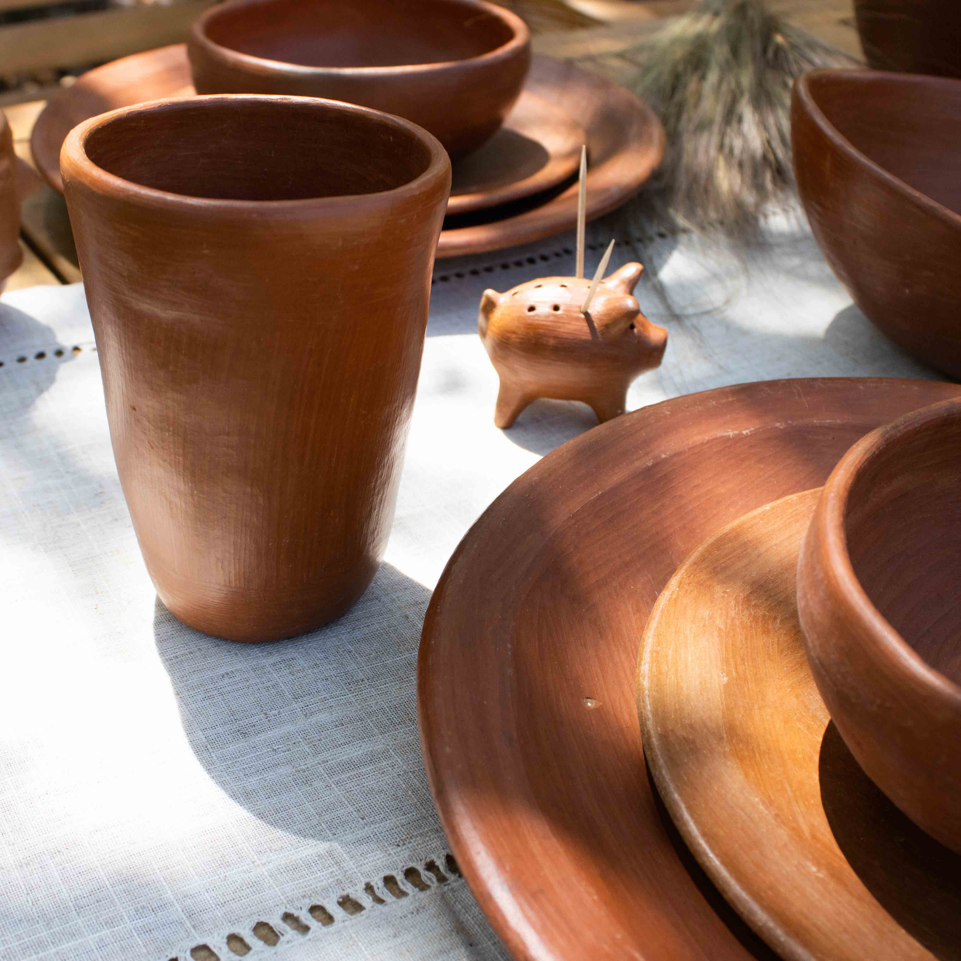 Red Clay Terracotta Tumbler