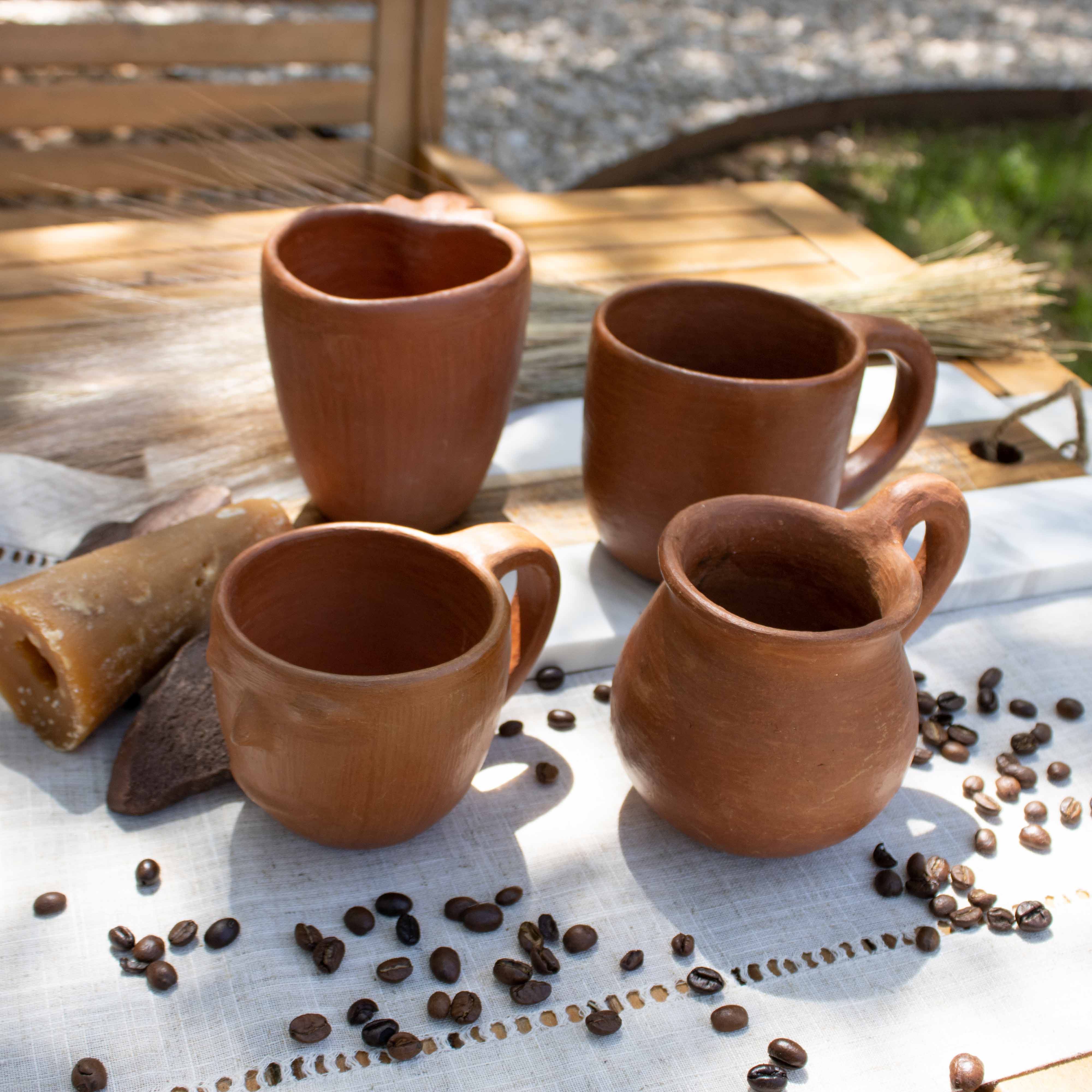 Red Clay Terracotta Mug