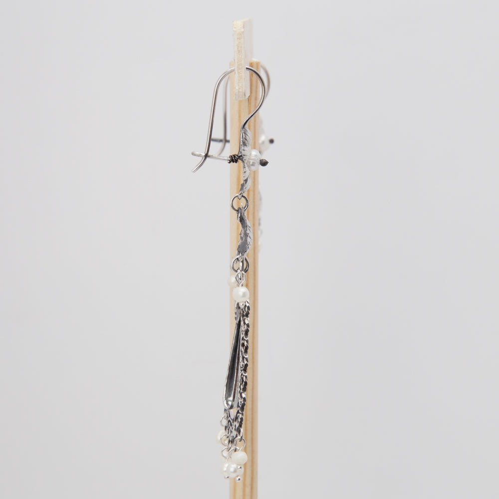 Sterling Silver Cenzontle Cantos Mazahua Earrings