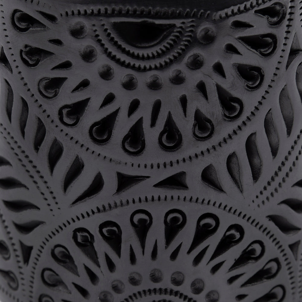Barro Negro Carved Tumbler