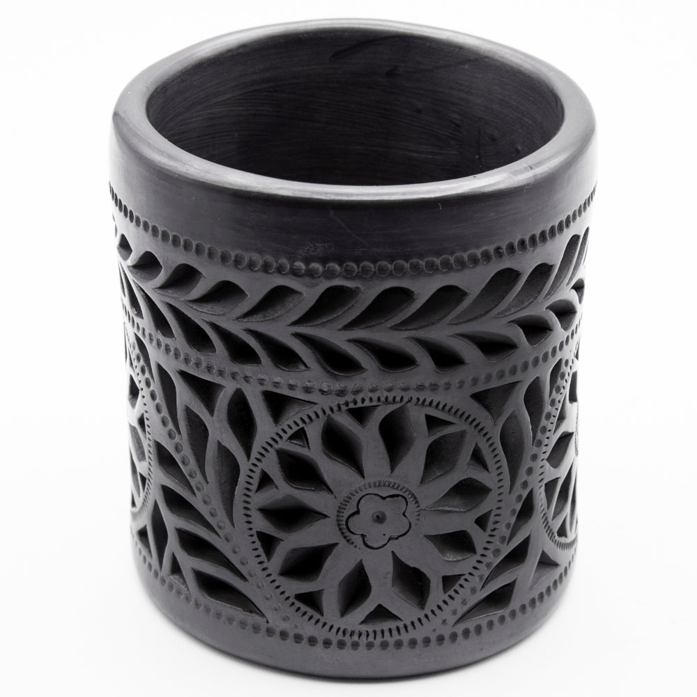 Barro Negro Carved Planter