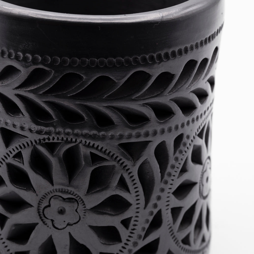 Barro Negro Carved Planter