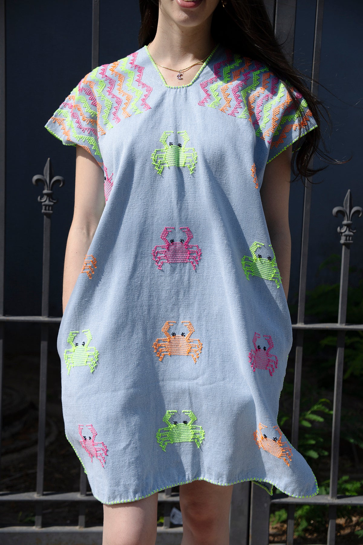 huipil dress Colorado Amuzgo Huipil Short Dress