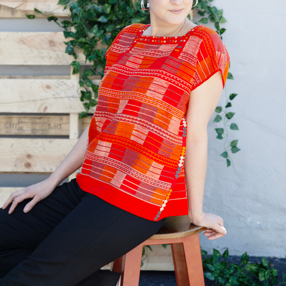 Chilul and The Brocade Huipil Blouse