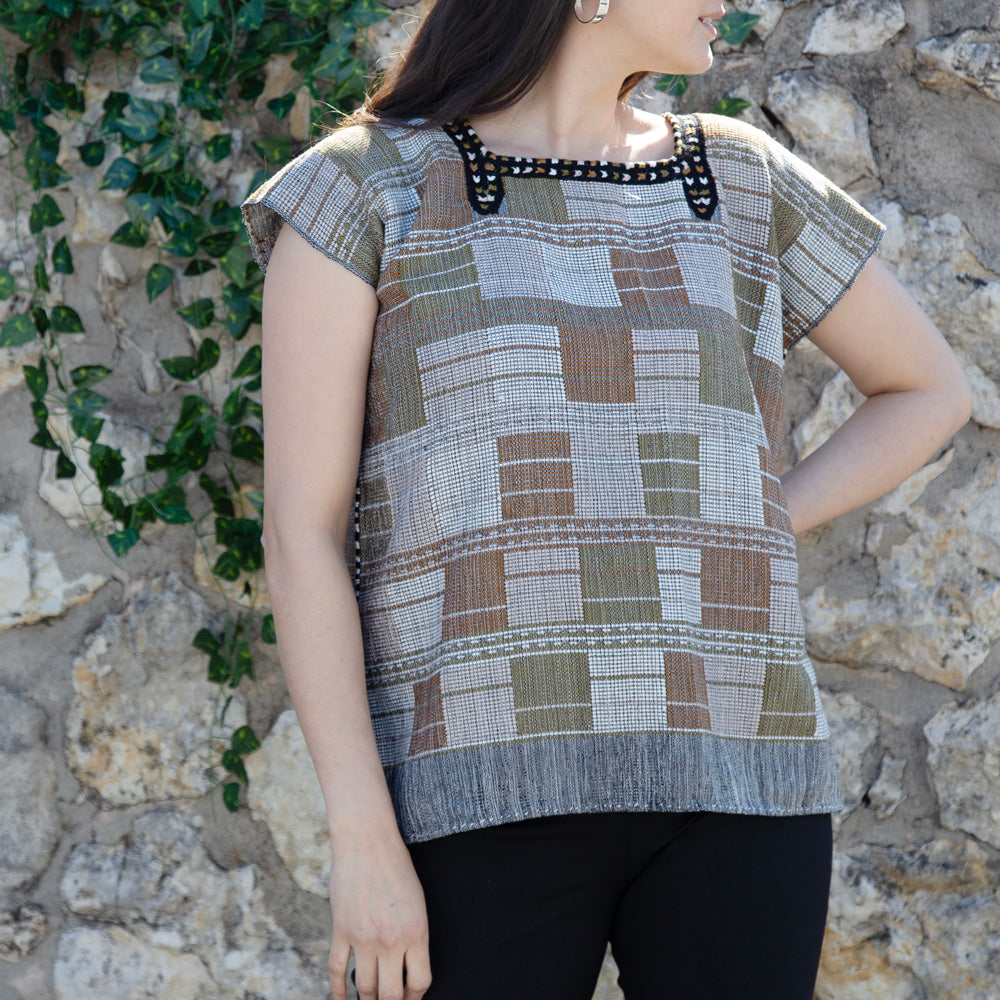 Chilul and The Brocade Huipil Blouse