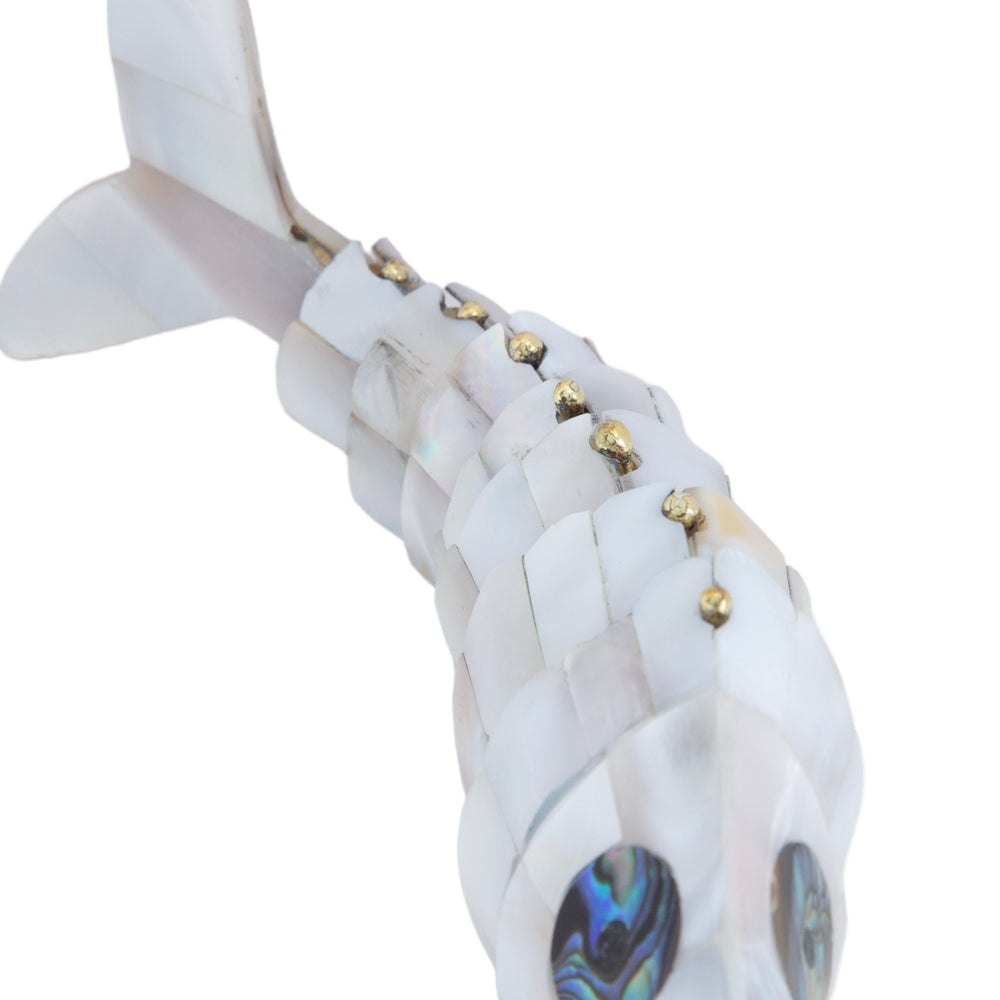 White Abalone Shell Fish Bottle Opener