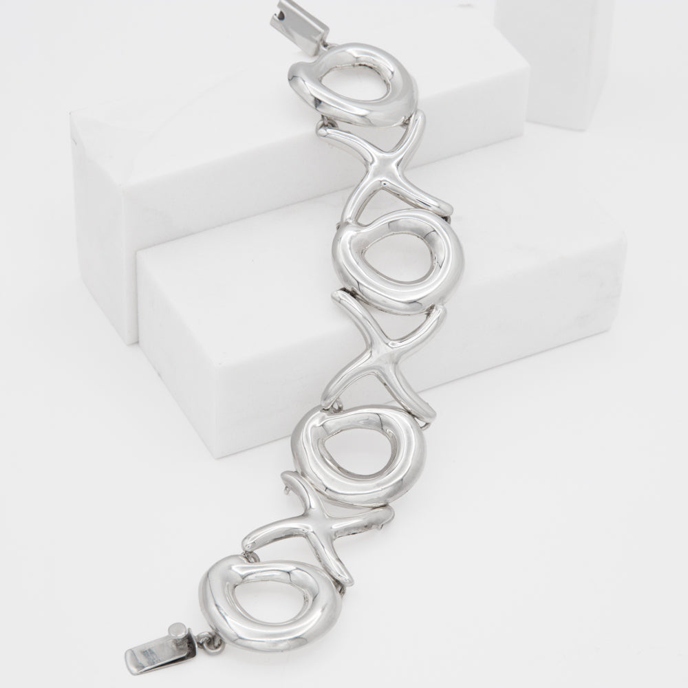 Sterling Silver XOXO Bracelet