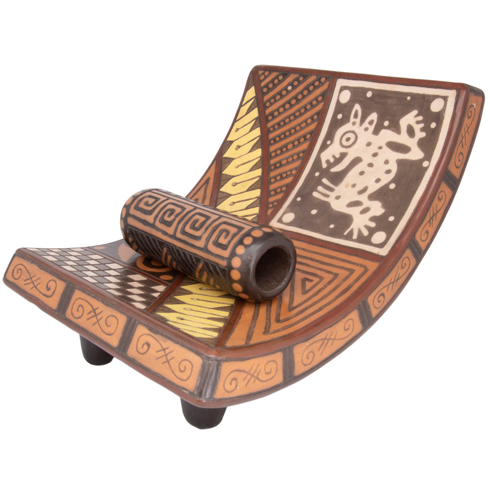 Zinapécuaro Tierra Sculptural Metate and Pestle