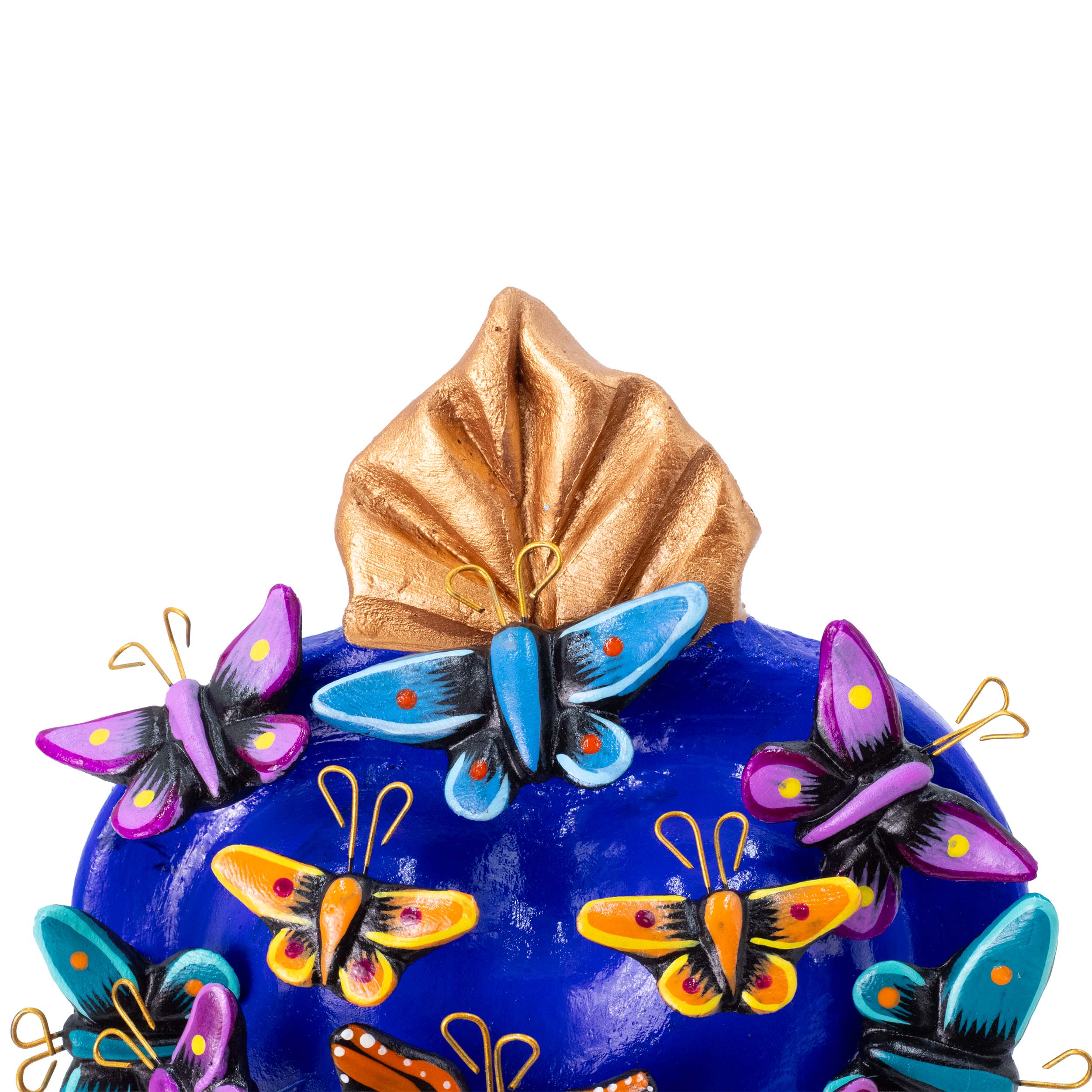 Kaleidoscope Heart - Clay Heart with Butterflies